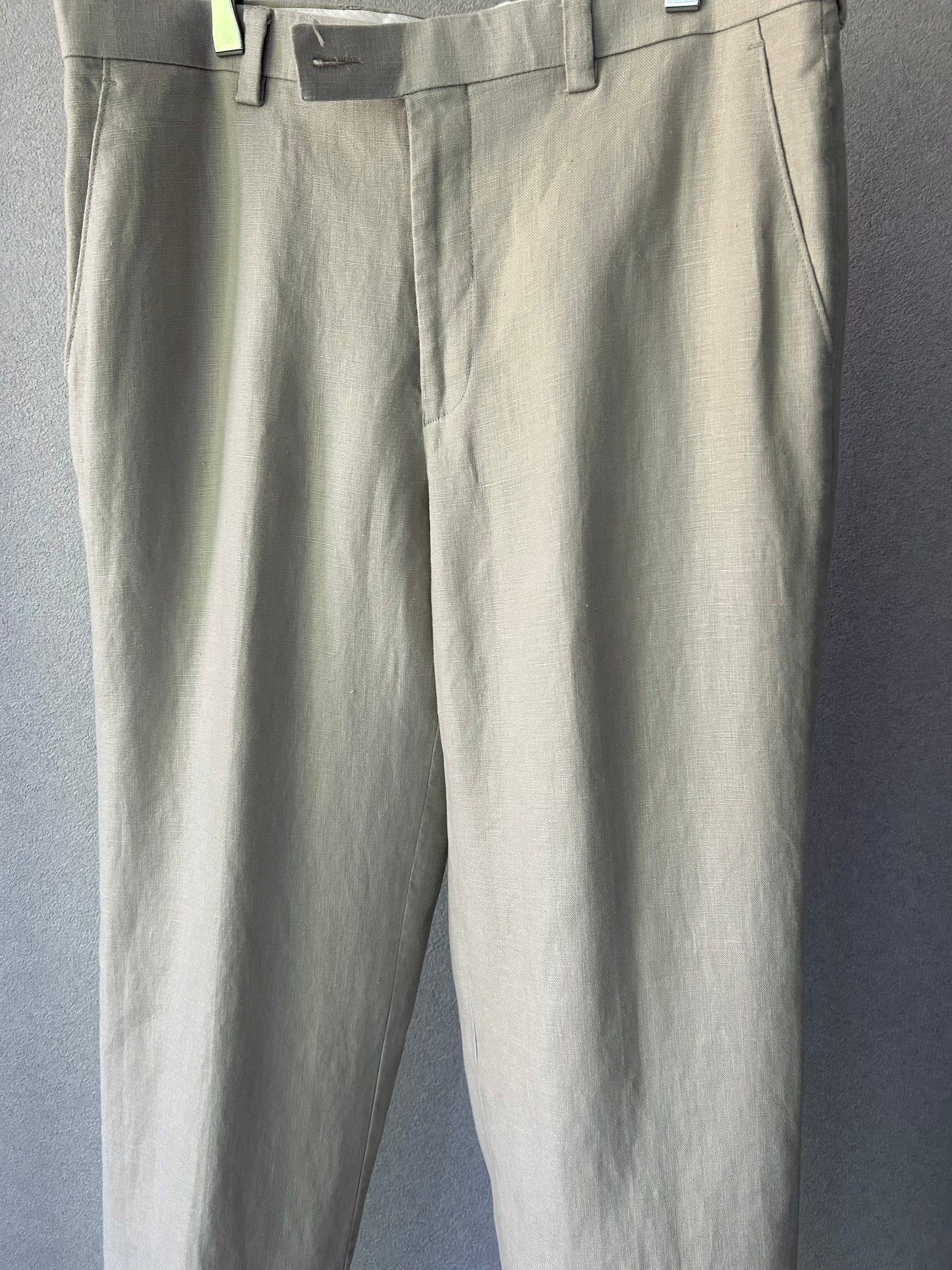 00's Calvin Klein linen slacks