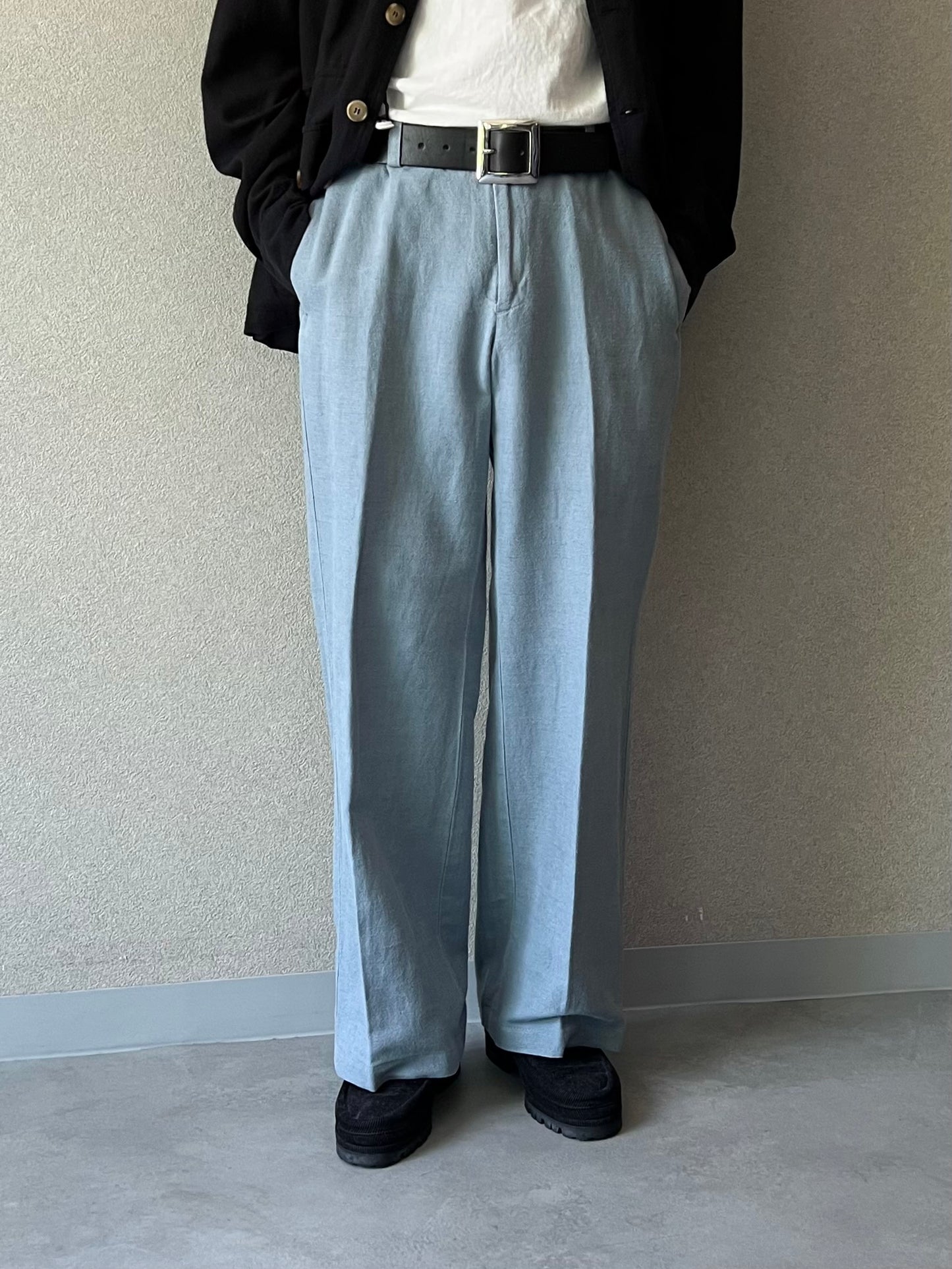 90's BANANA REPUBLIC linen×cotton slacks
