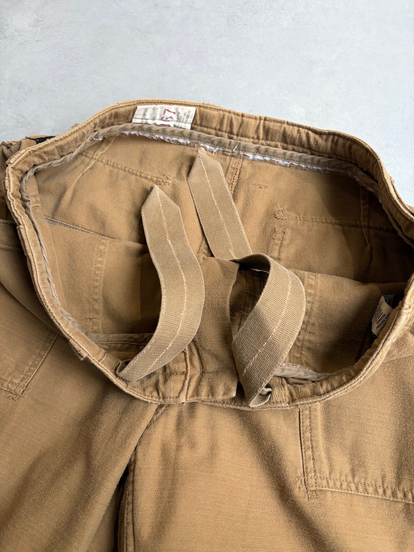 00's POLO JEANS cut off work shorts