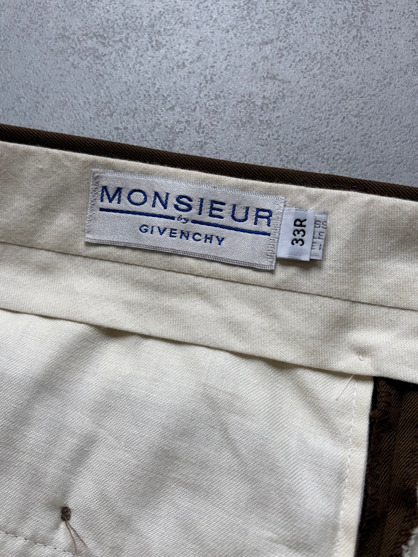 80's GIVENCHY wool slacks "Made in USA"