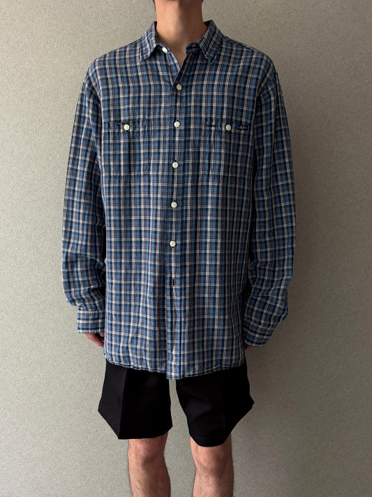 00's Polo Ralph Lauren linen work shirt