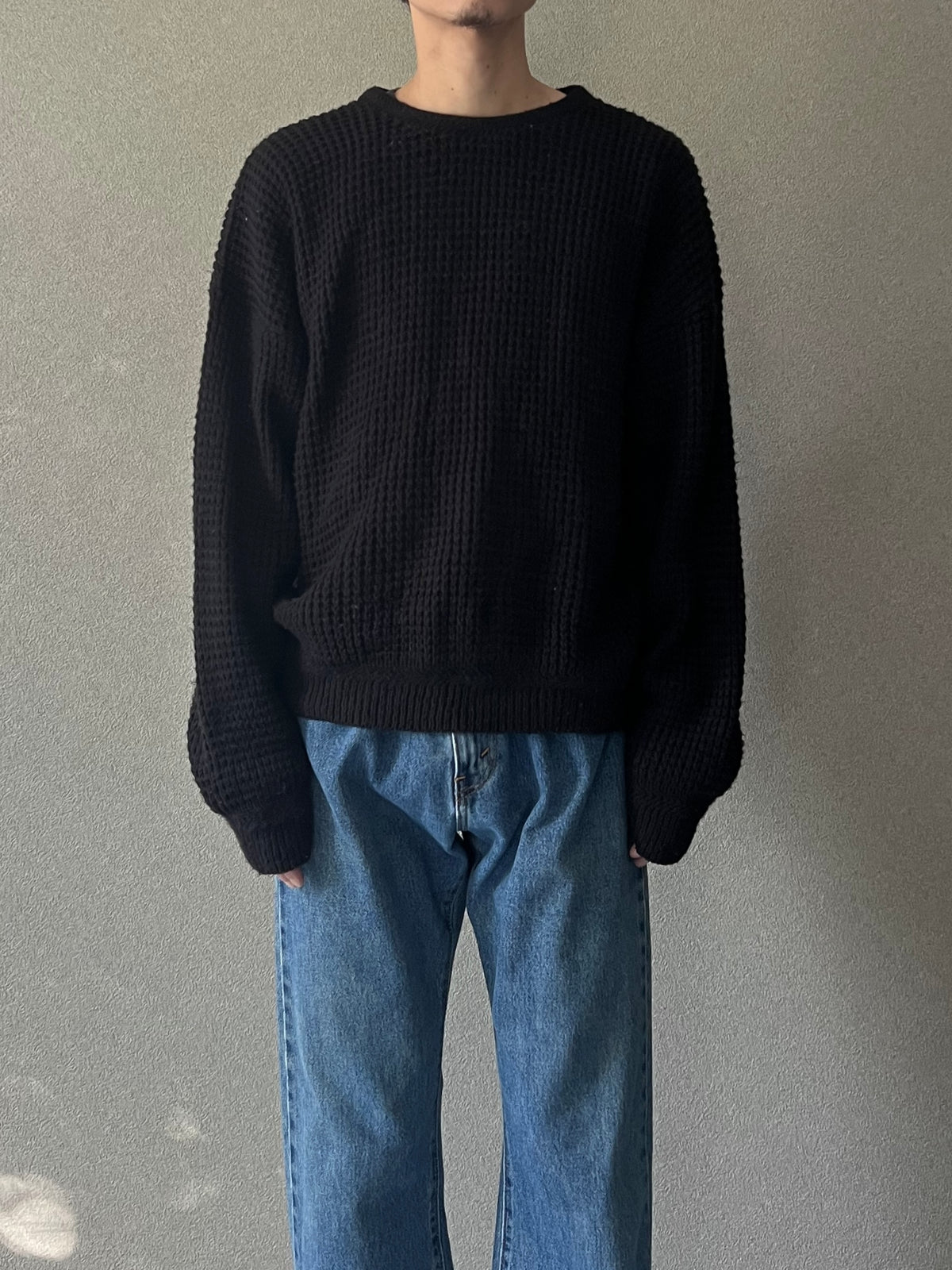 80's〜 DAVID TAYLOR acrylic knit sweater "Made in USA"