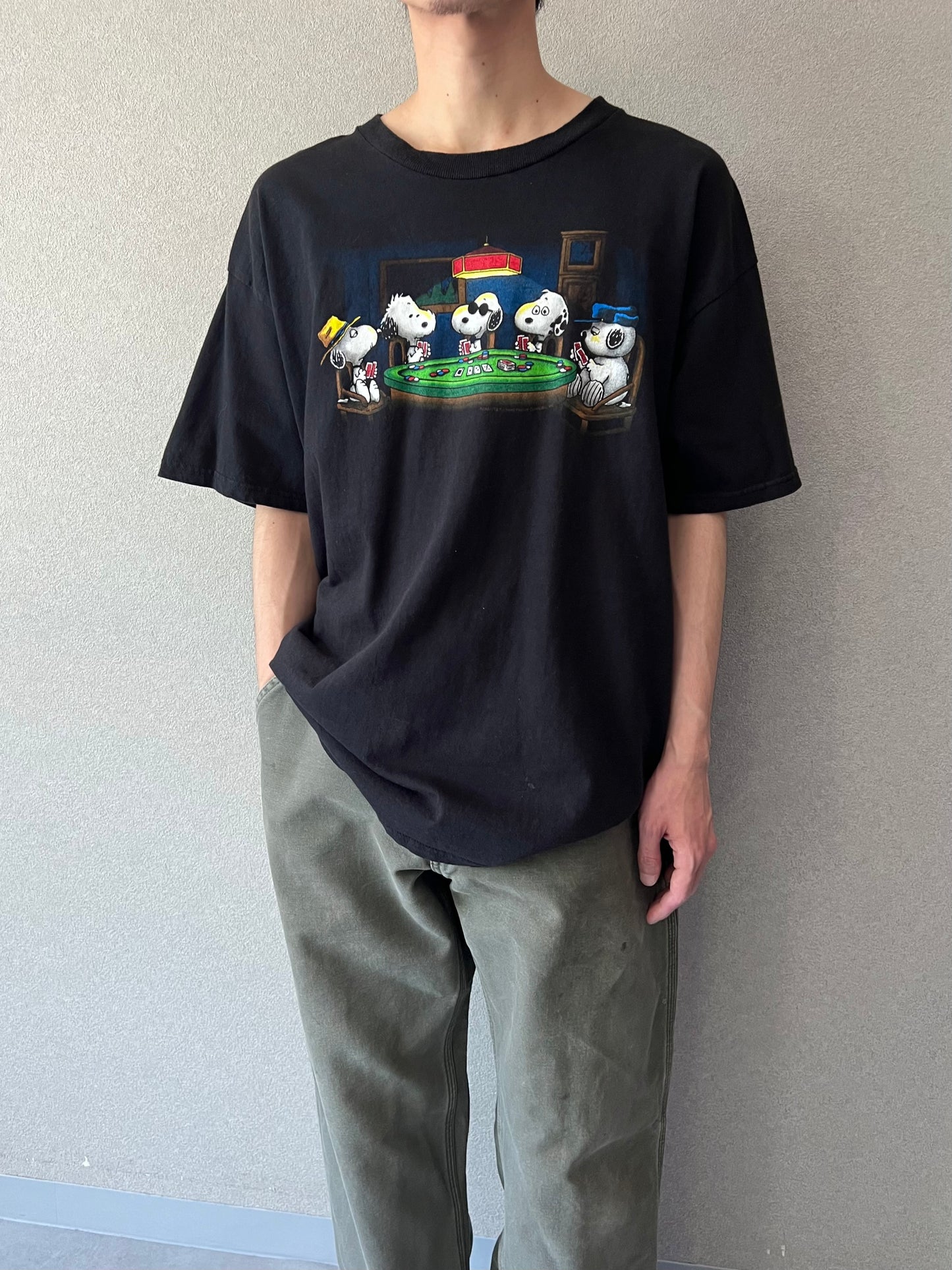00's PEANUTS print t-shirt