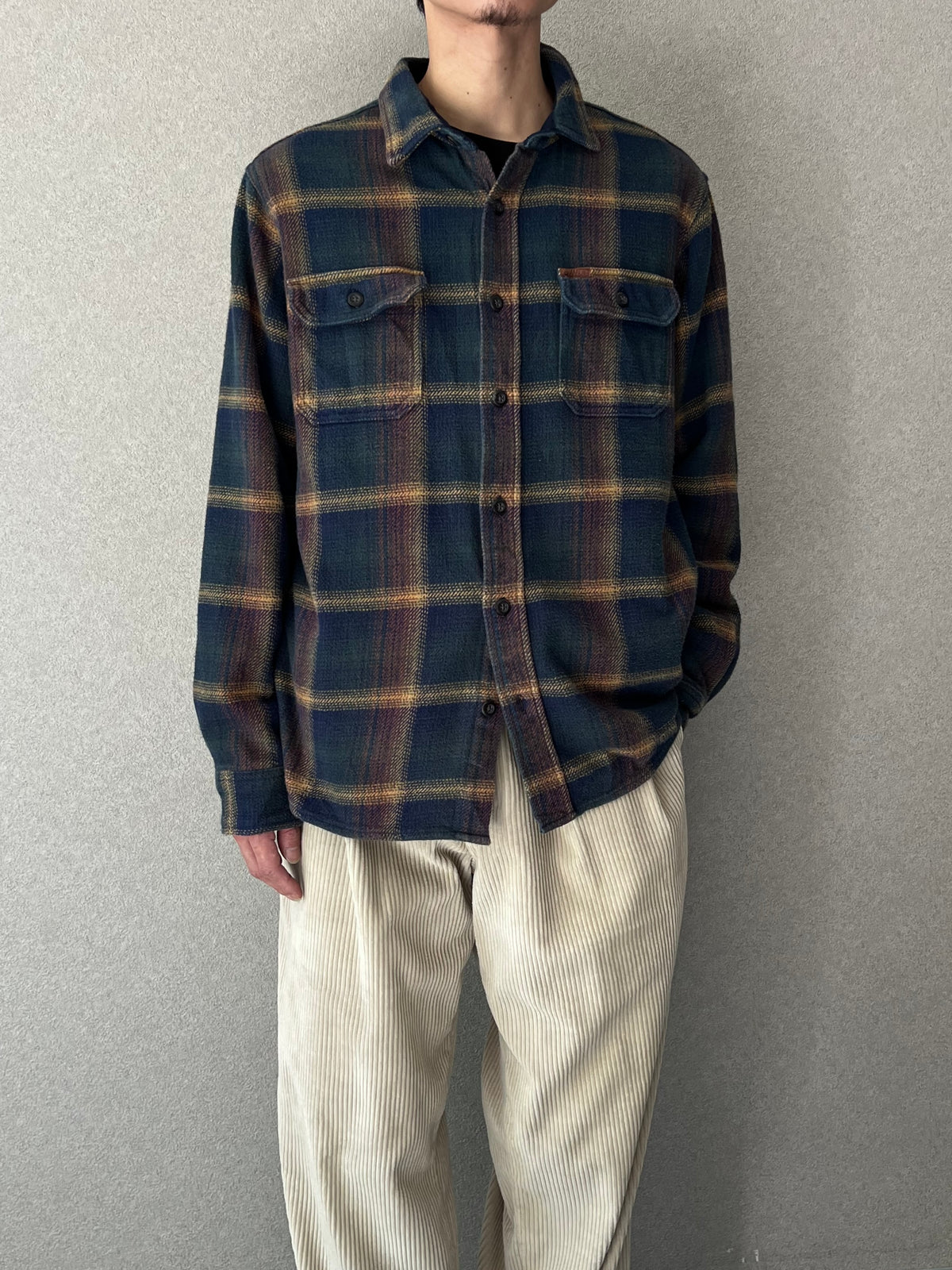 00's ORVIS flannel shirt