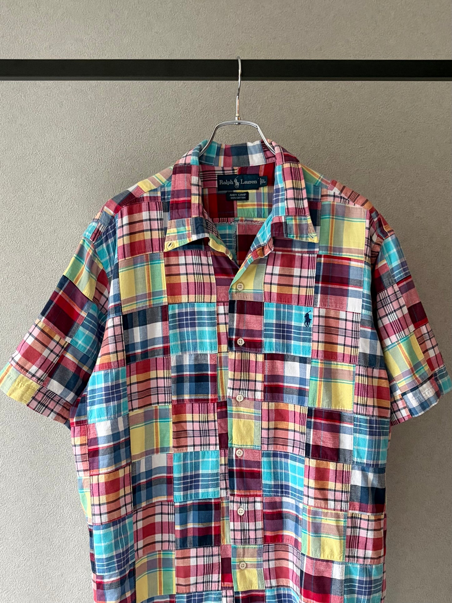 90's Polo Ralph Lauren open collar shirt "ANDY CAMP"