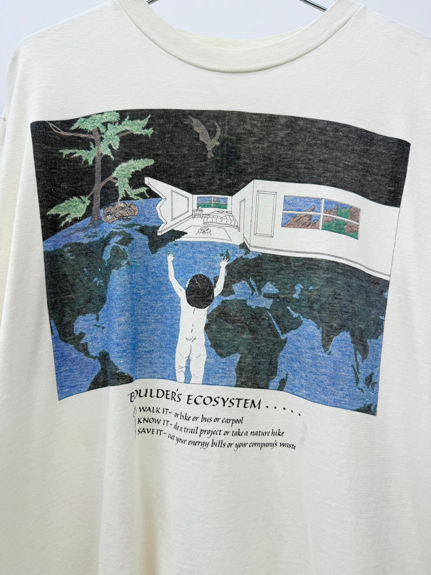 90's EARTH DAY t-shirt "MADE IN USA"