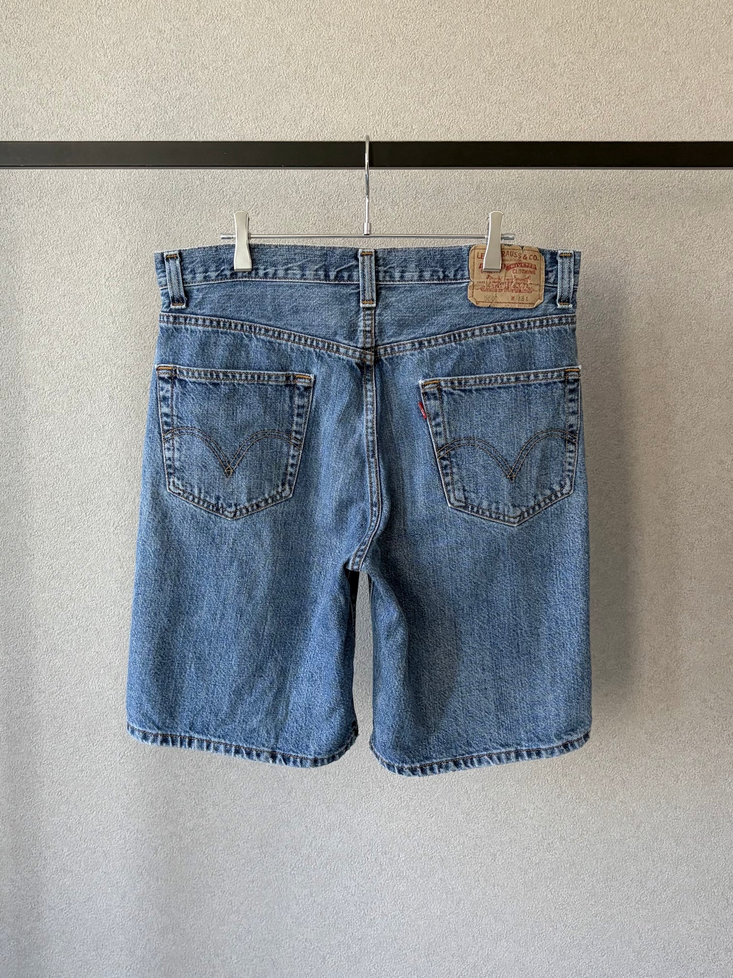 00's Levi's 550 denim shorts