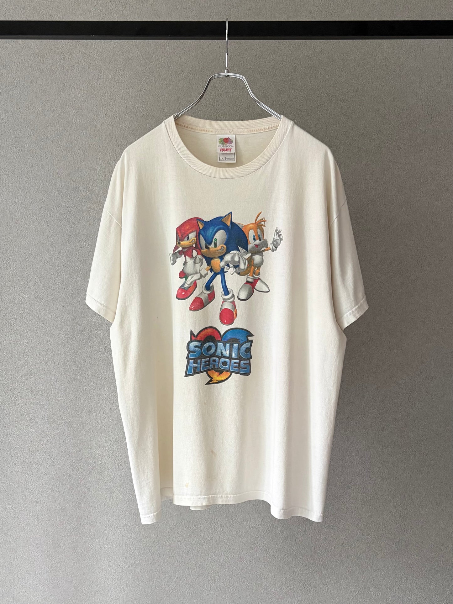 00's SONIC HEROES print t-shirt