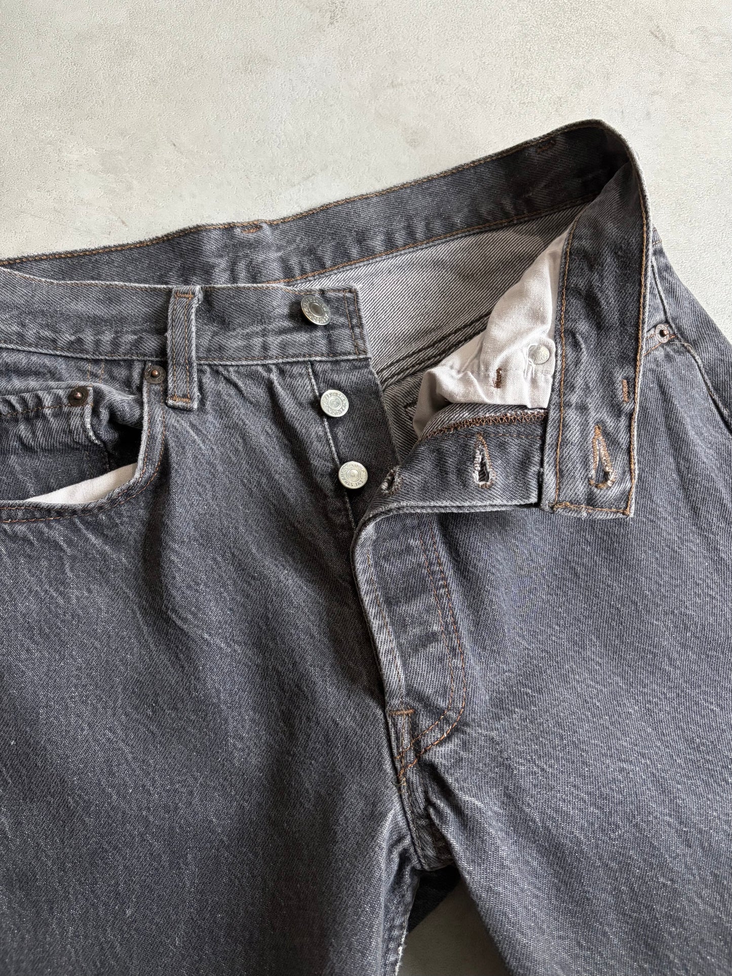 80's Levi's 501 denim pants "Yarn dyed"