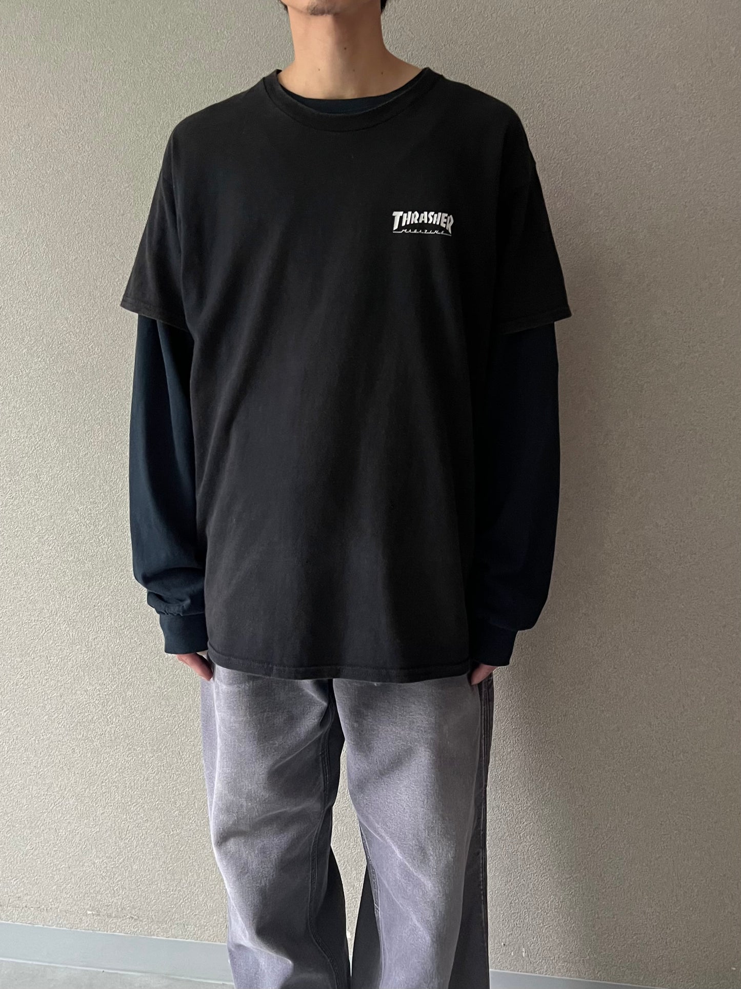00's THRASHER skate t-shirt