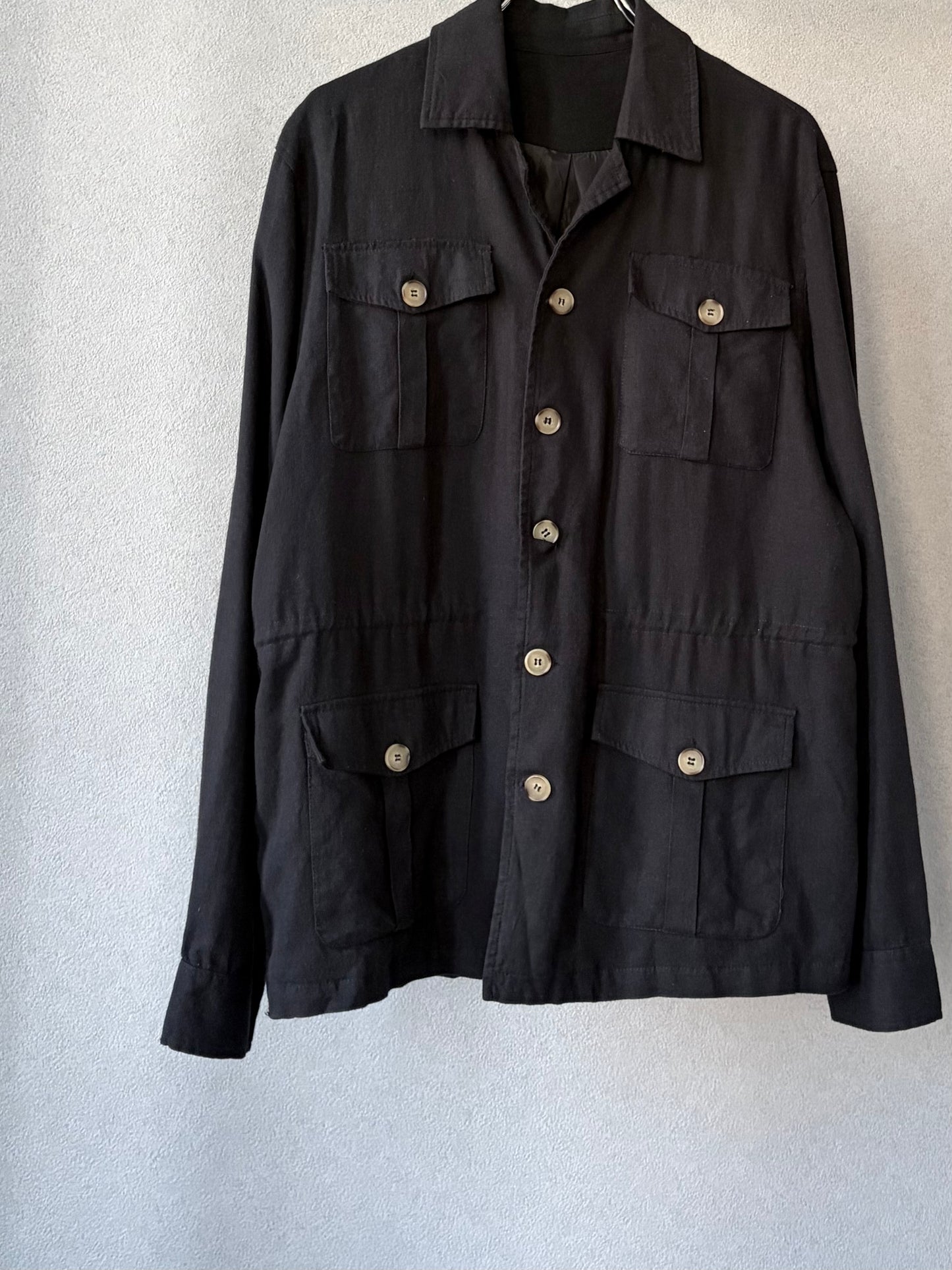 80's〜 UNKNOWN linen safari style jacket