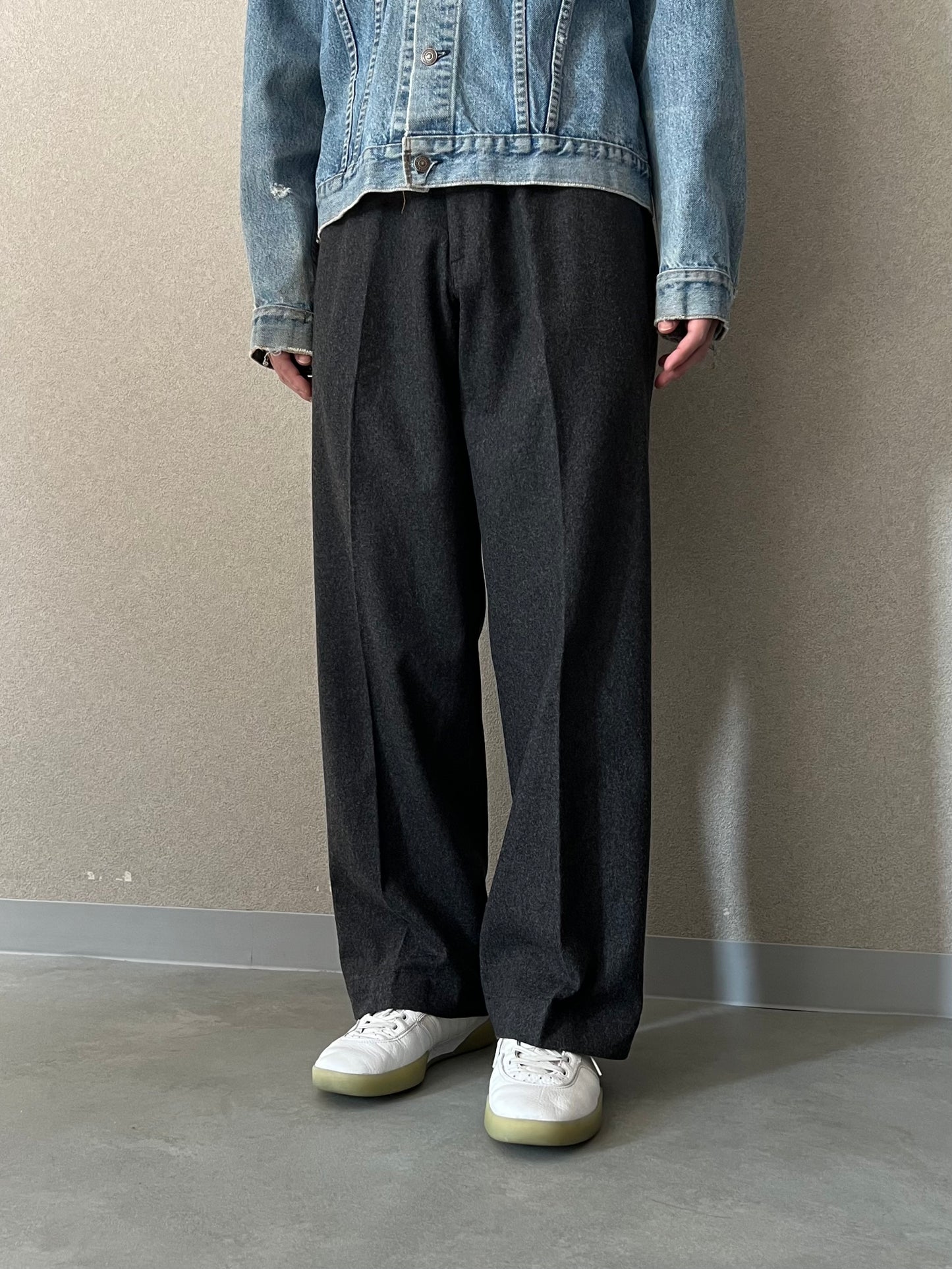 00's BANANA REPUBLIC wool flannel slacks