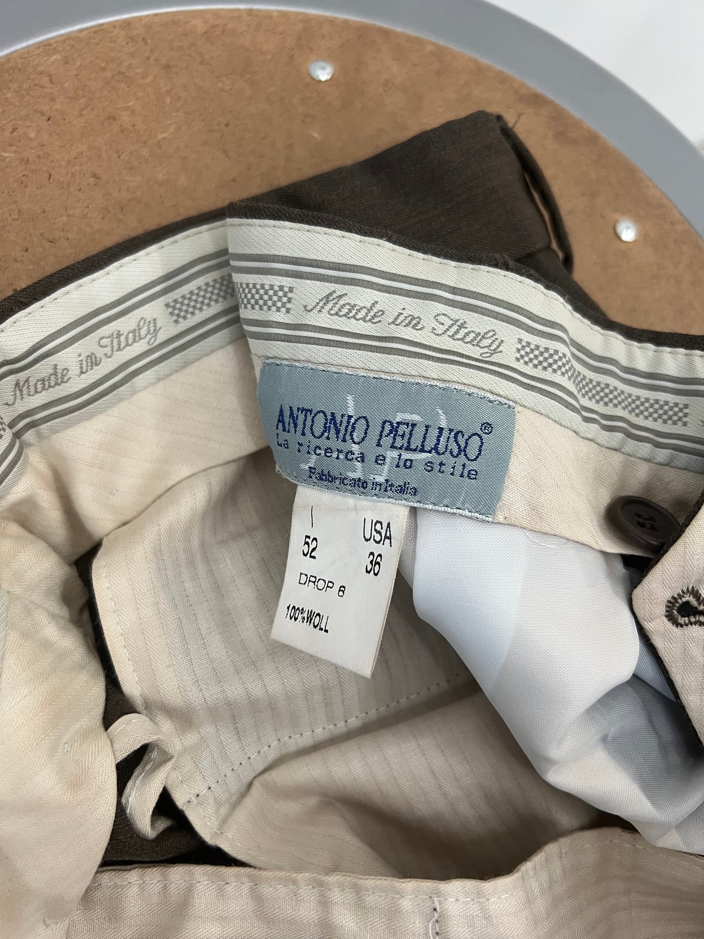 90's ANTONIO PELLUSO slacks "Made in ITALY"