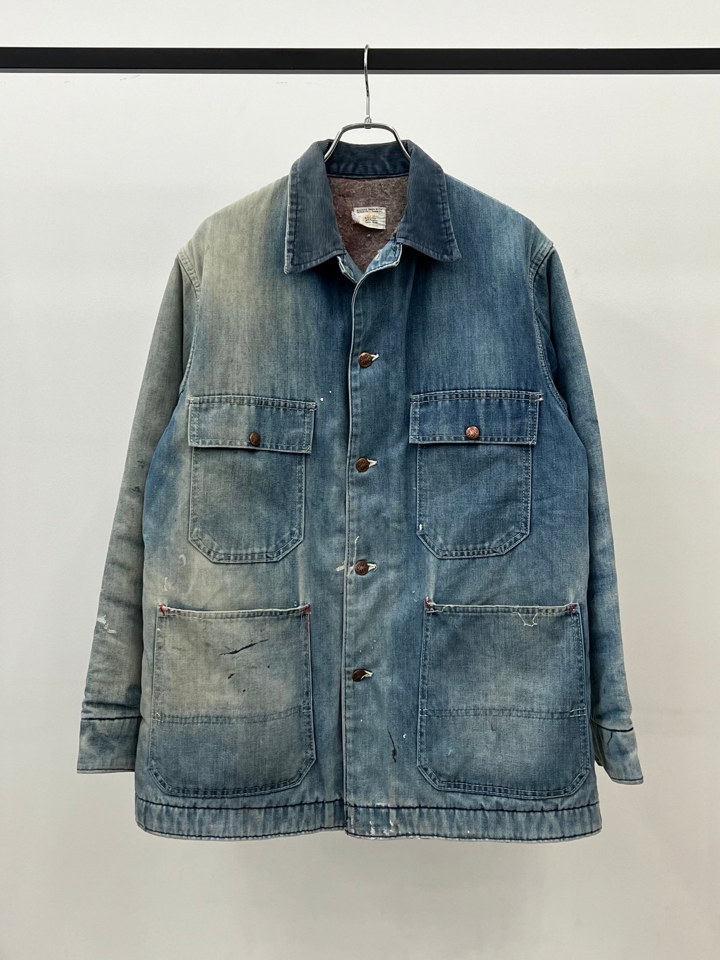 70's BIG MAC denim coverall jacket "Sun fade"