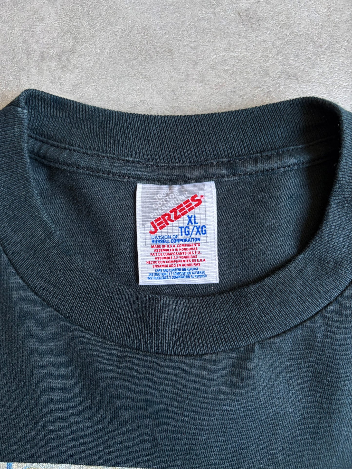 90's〜 BLUE CHICAGO art t-shirt