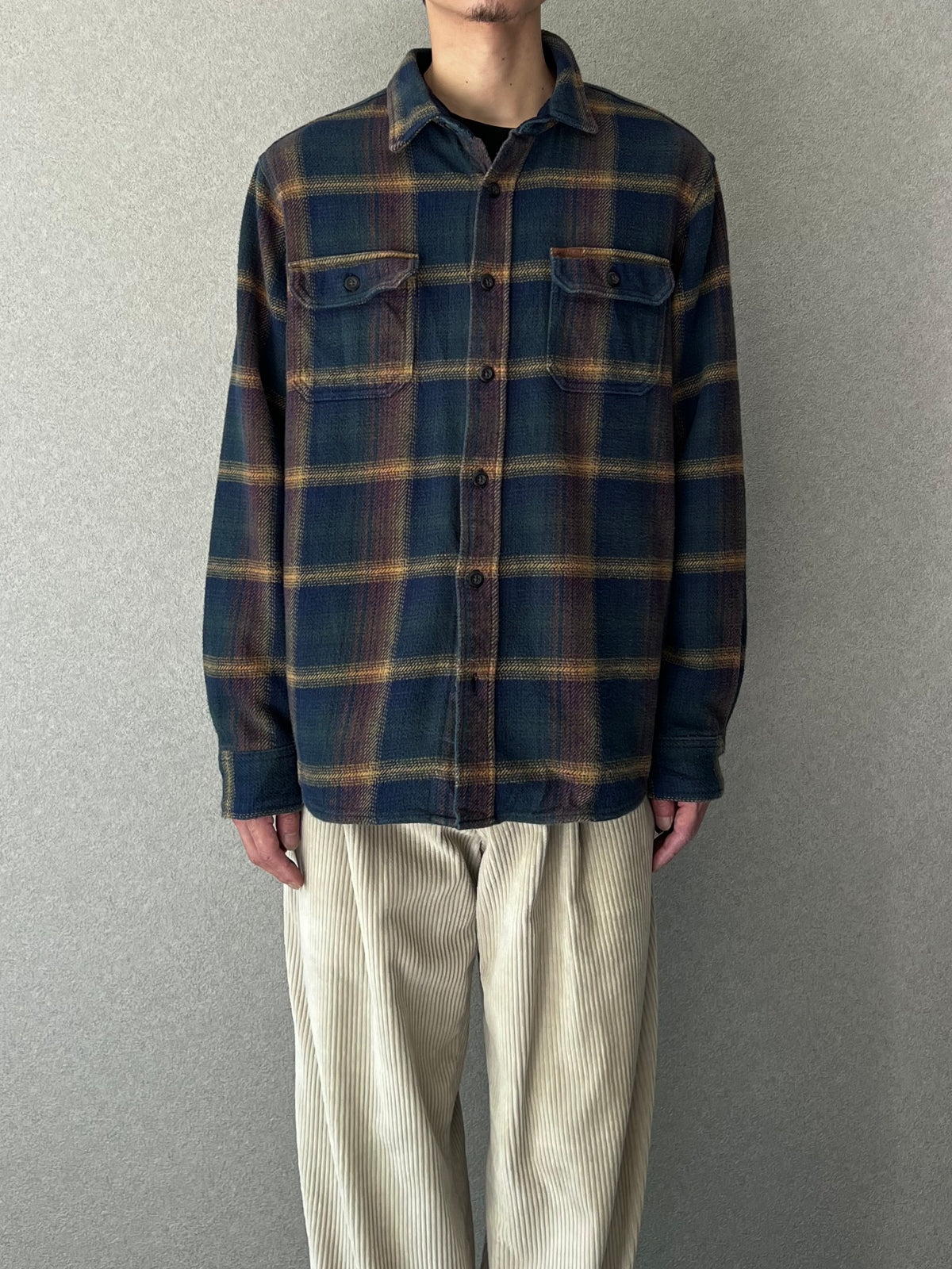 00's ORVIS flannel shirt