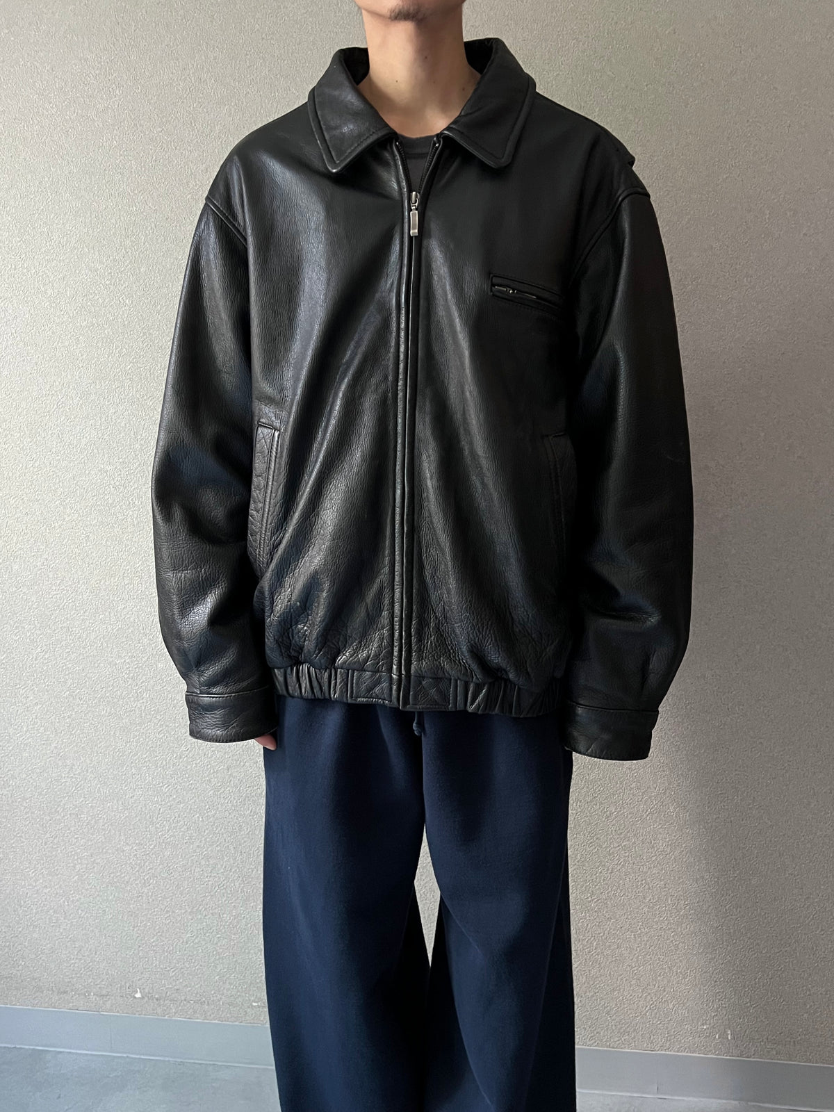 00's ST.JOHN'S BAY leather jacket