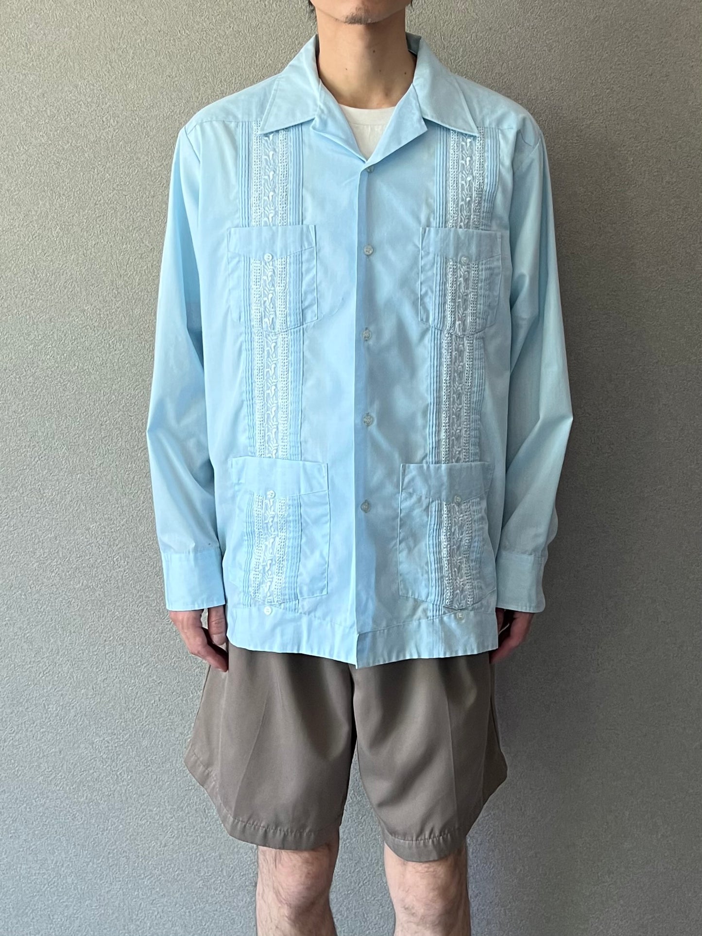 80's ROMANI guayabera shirt