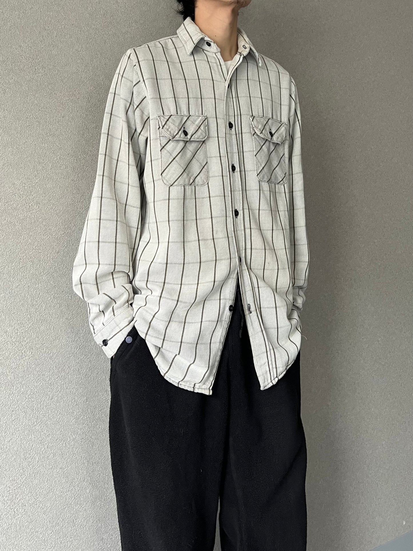 70's〜 FIVE BROTHER flannel shirt "Made in USA"