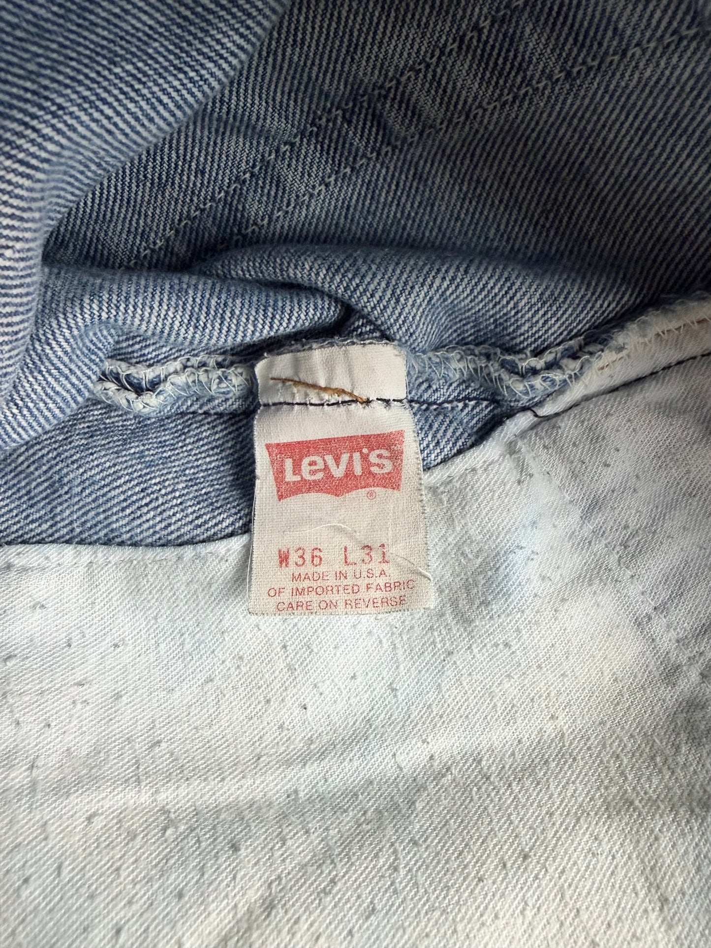 80's Levi's 505 denim pants "Made in USA"