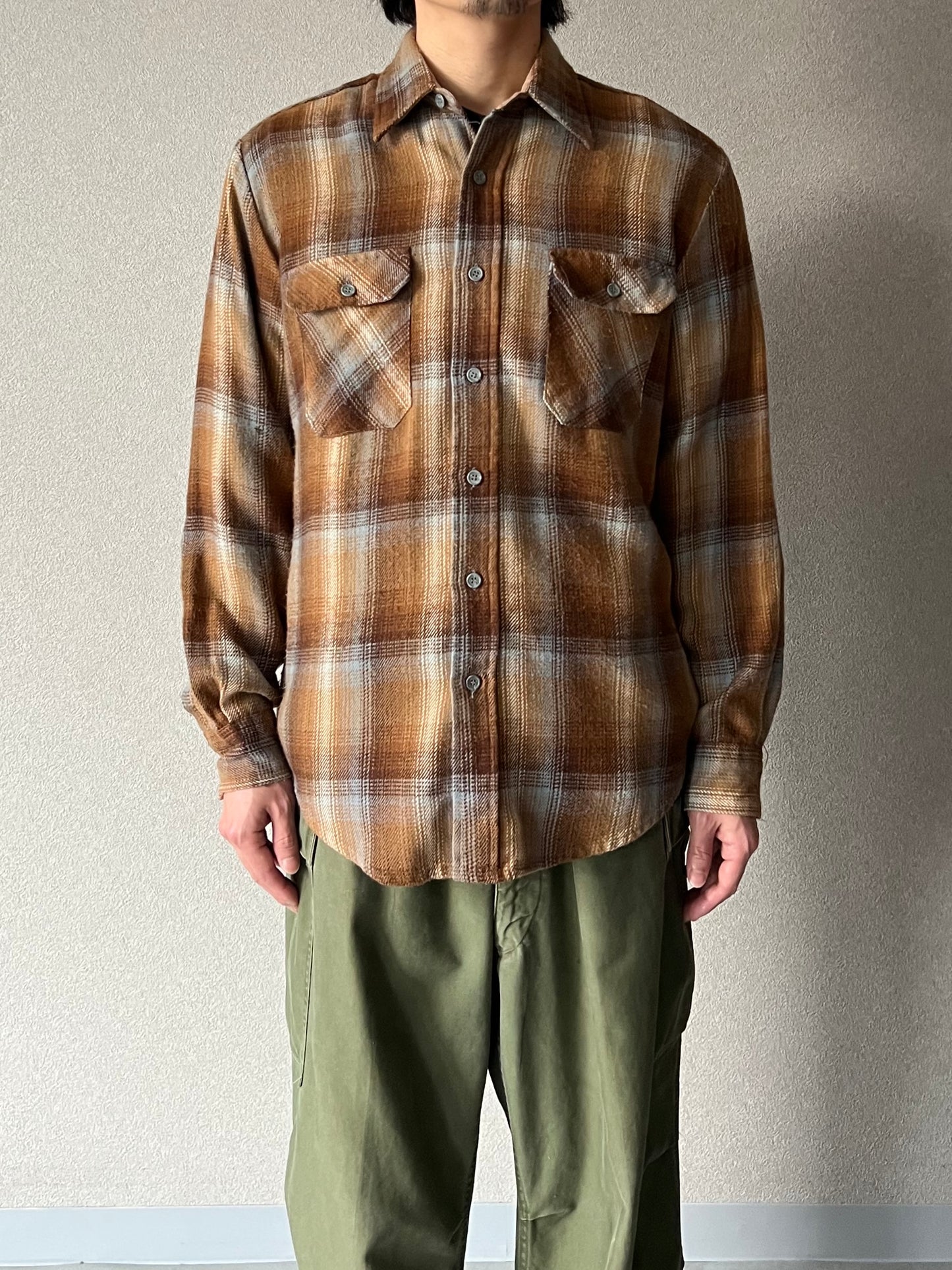 70's〜 OZARK TRAIL acryl shirt