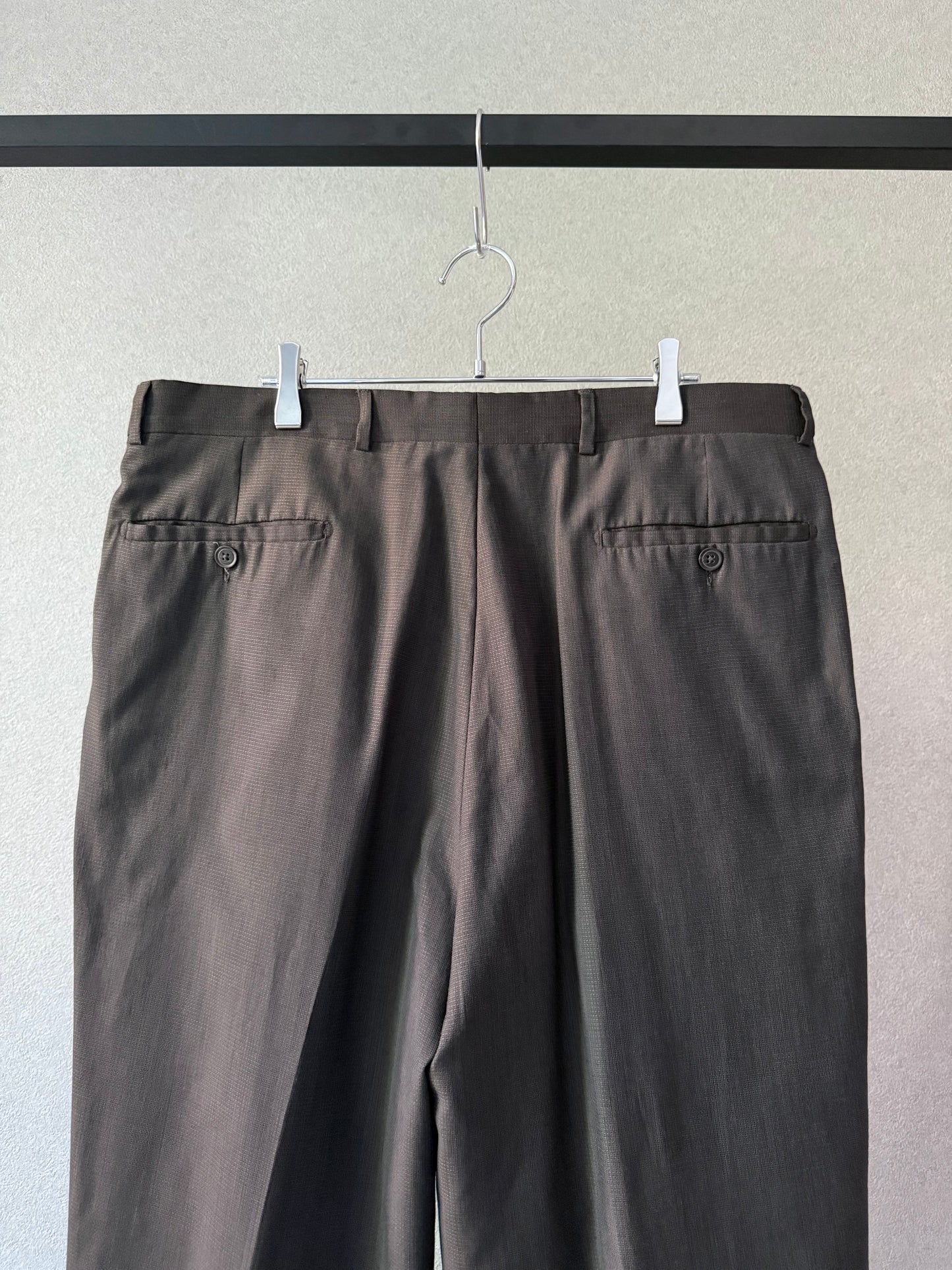 00's PRONT UOMO wool slacks "Made in ITALY"