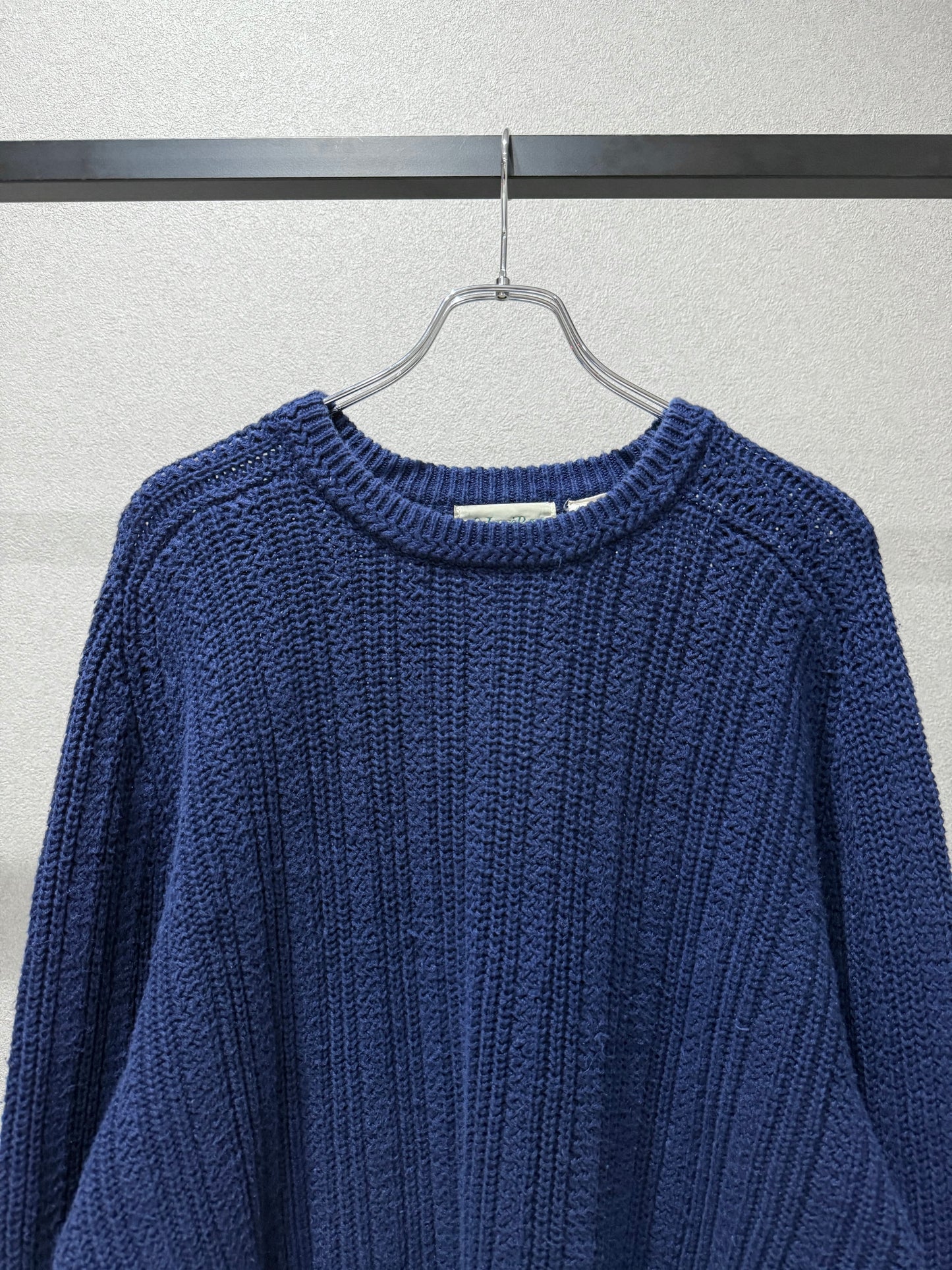 90's ST.JOHN'S BAY ramie×cotton knit sweater