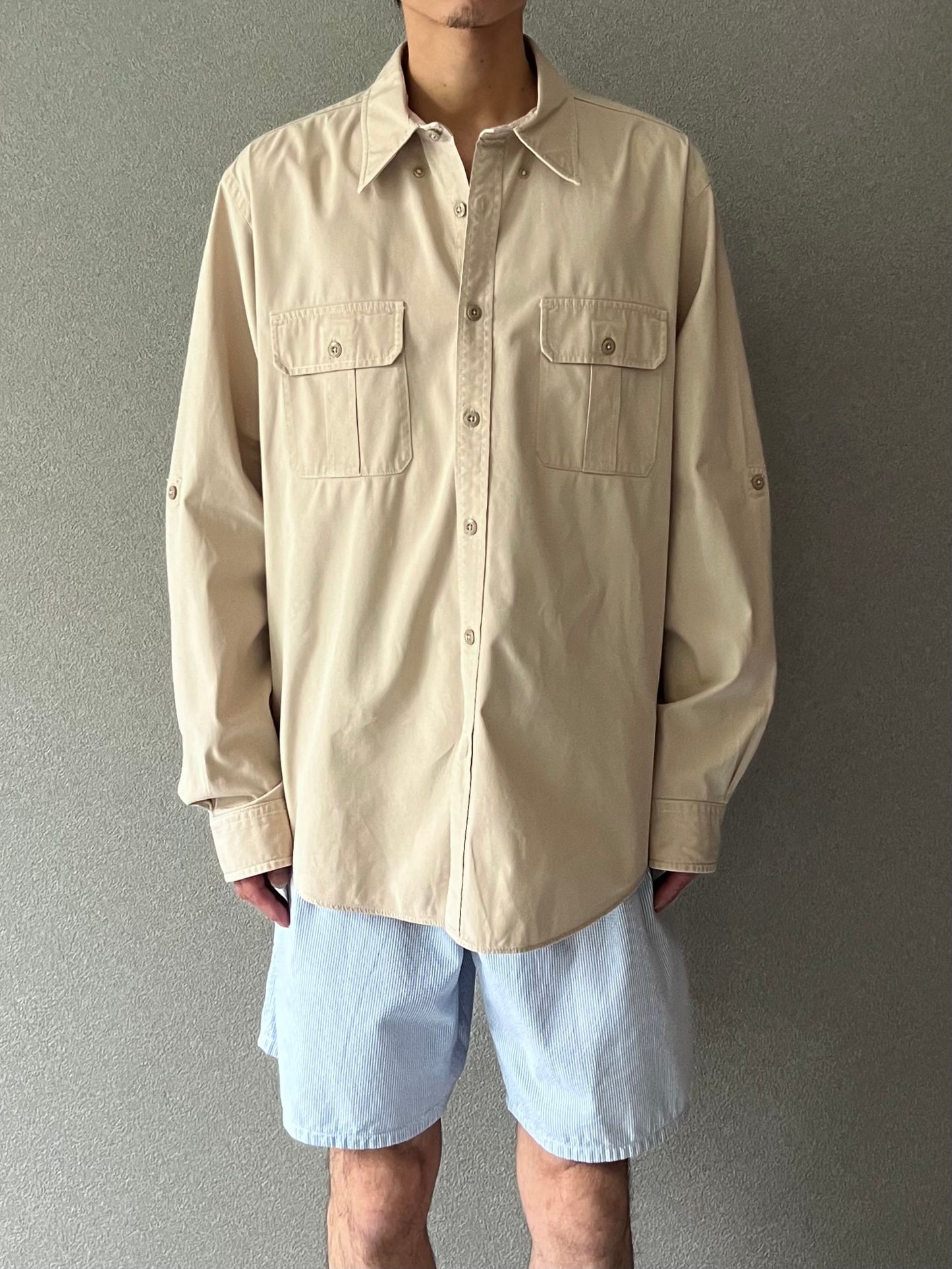 00's Brooks Brothers safari shirt