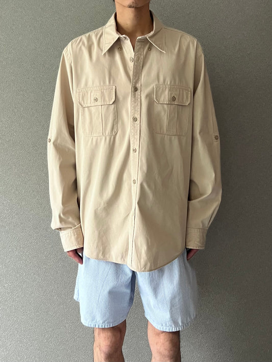 00's Brooks Brothers safari shirt