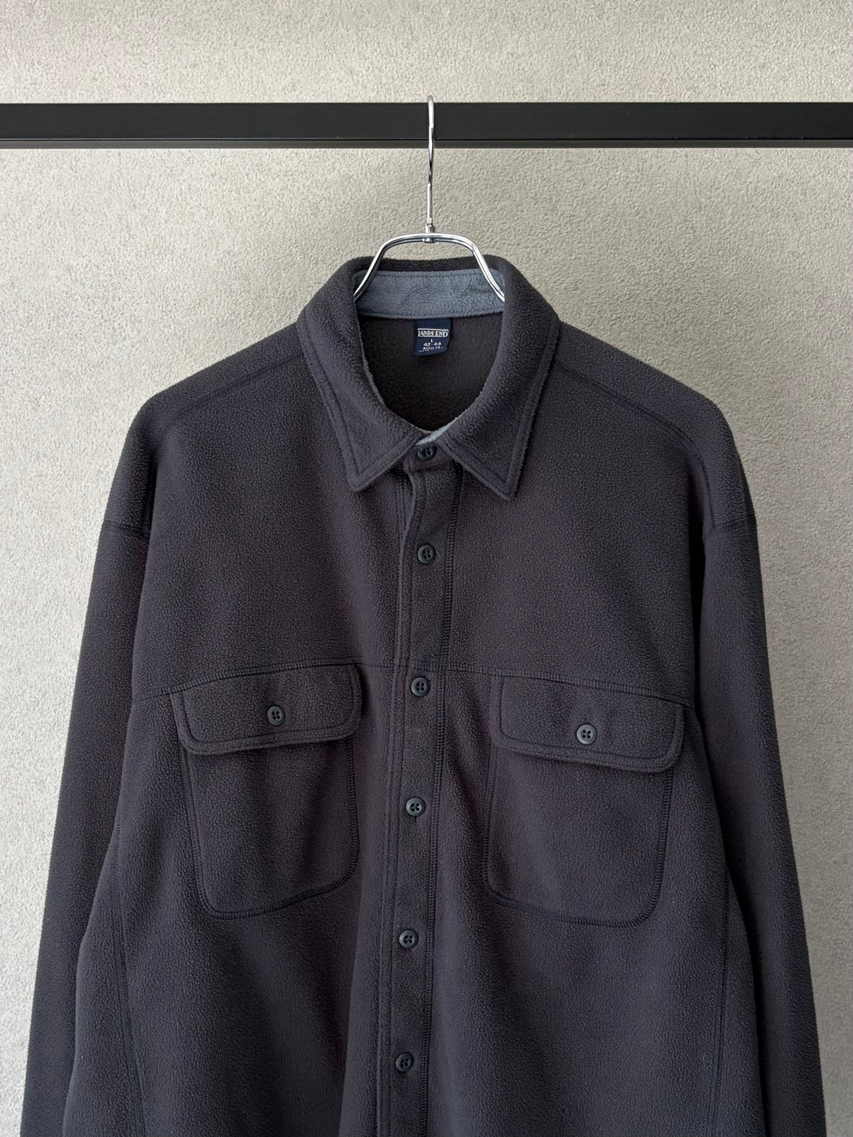 90's LANDS' END fleece shirt "Made in USA"