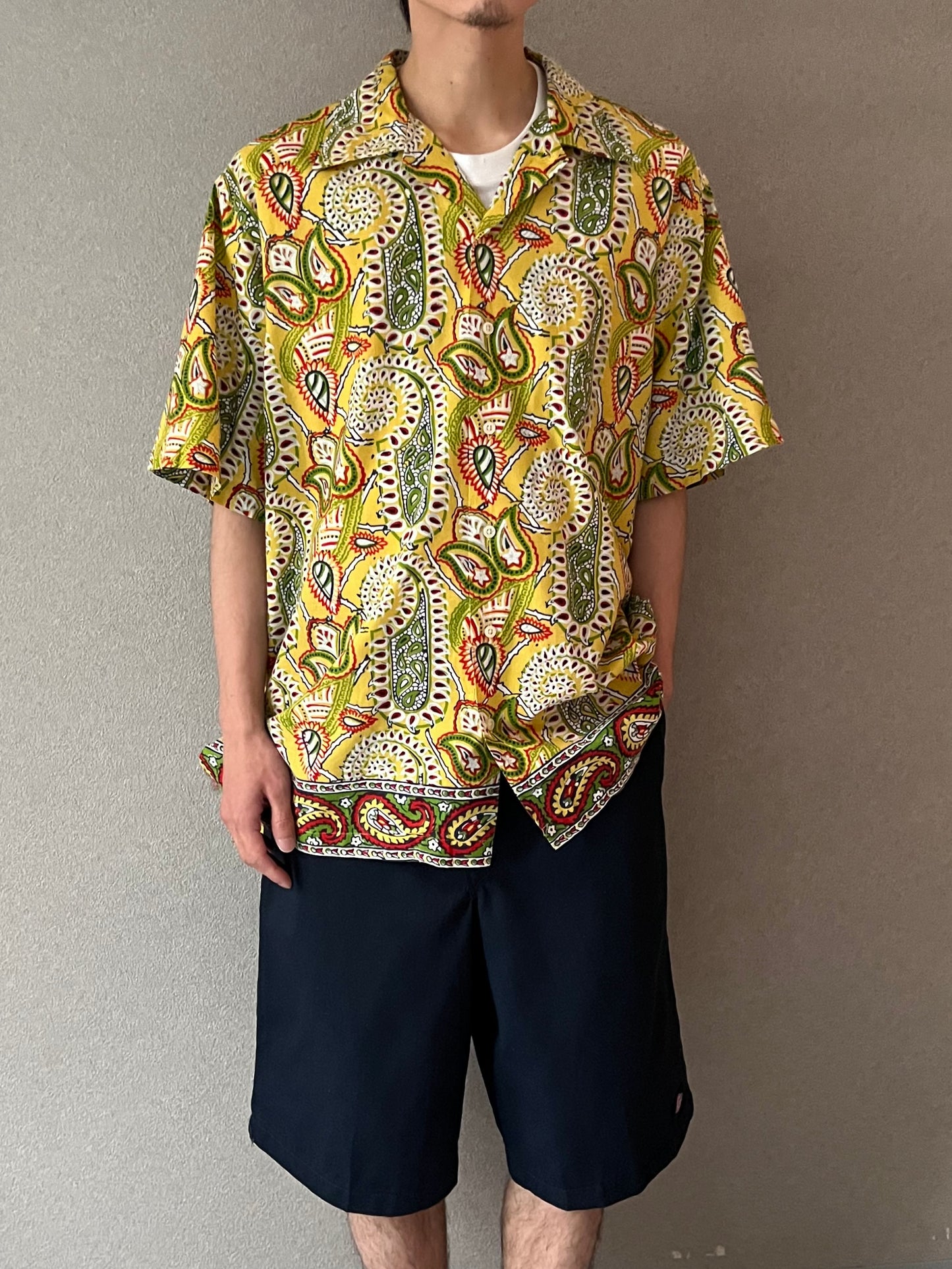 90's Polo Ralph Lauren open collar shirt "BOB CAMP"