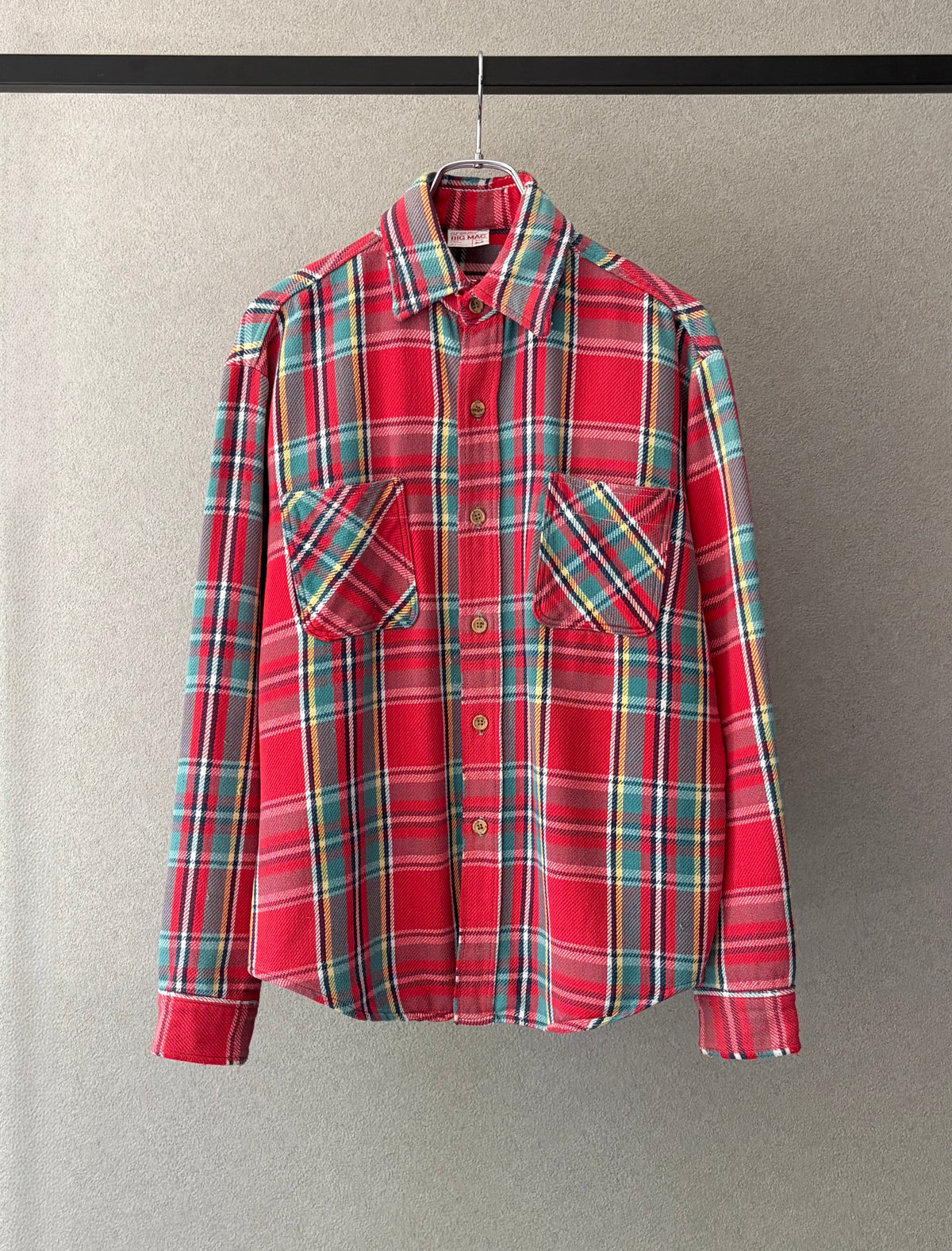 70's BIGMAC flannel shirt "Made in USA"
