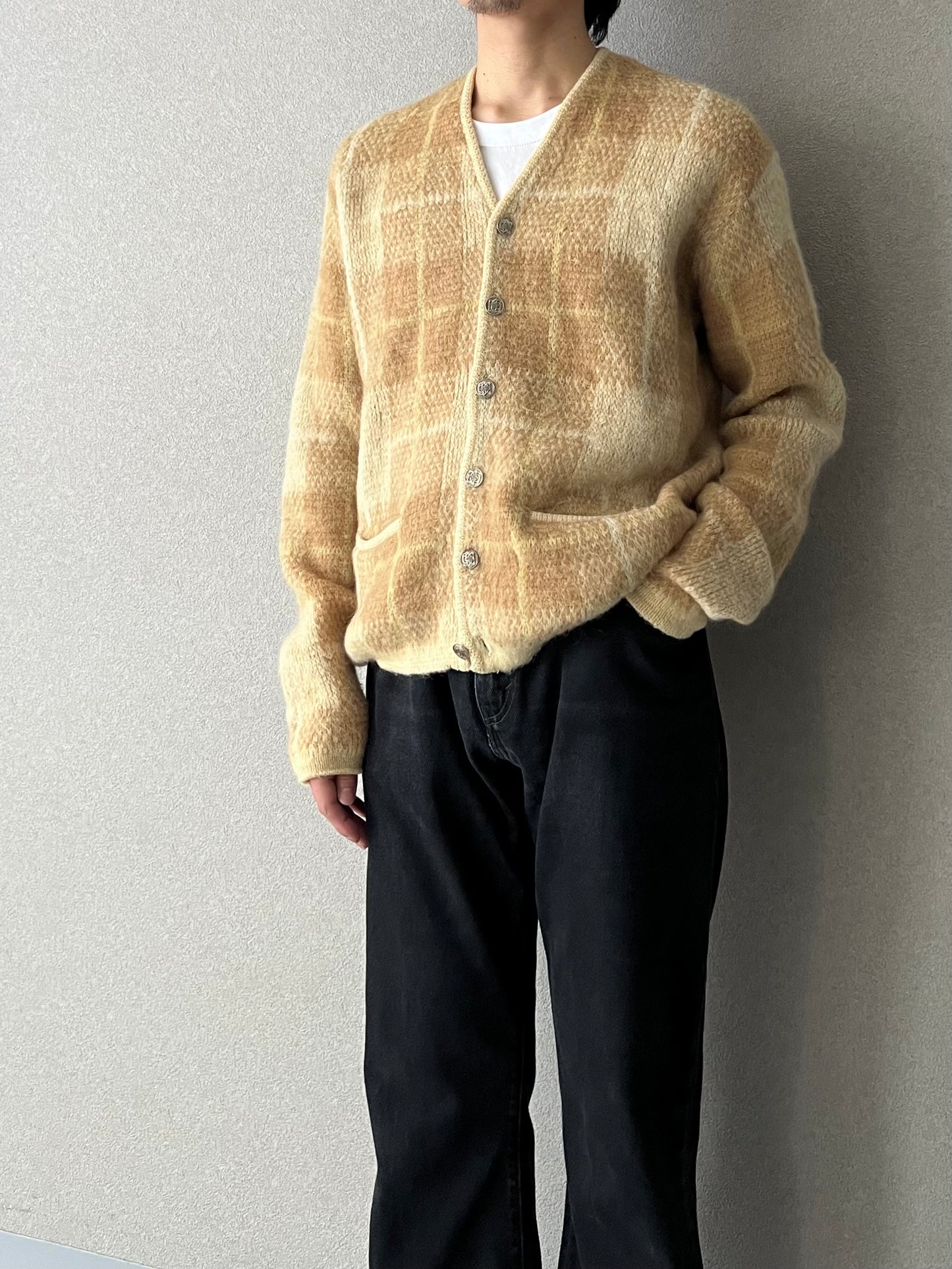 60's Jantzen mohair cardigan "Made in USA"