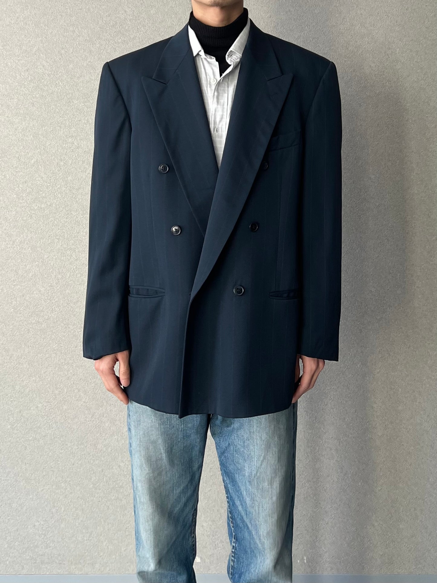 90's MANI × Neiman Marcus tailored jacket "Made in ITALY"