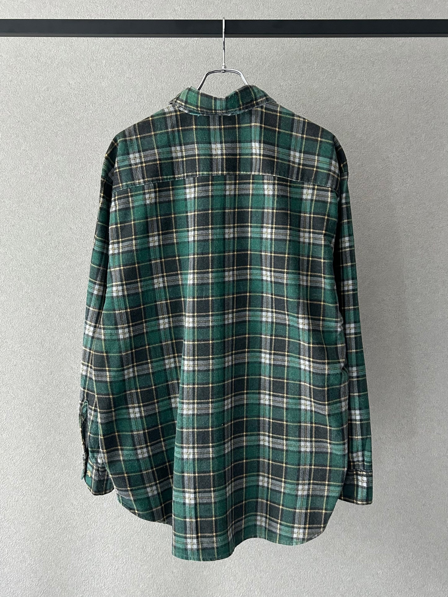 90's PURITAN printed flannel shirt