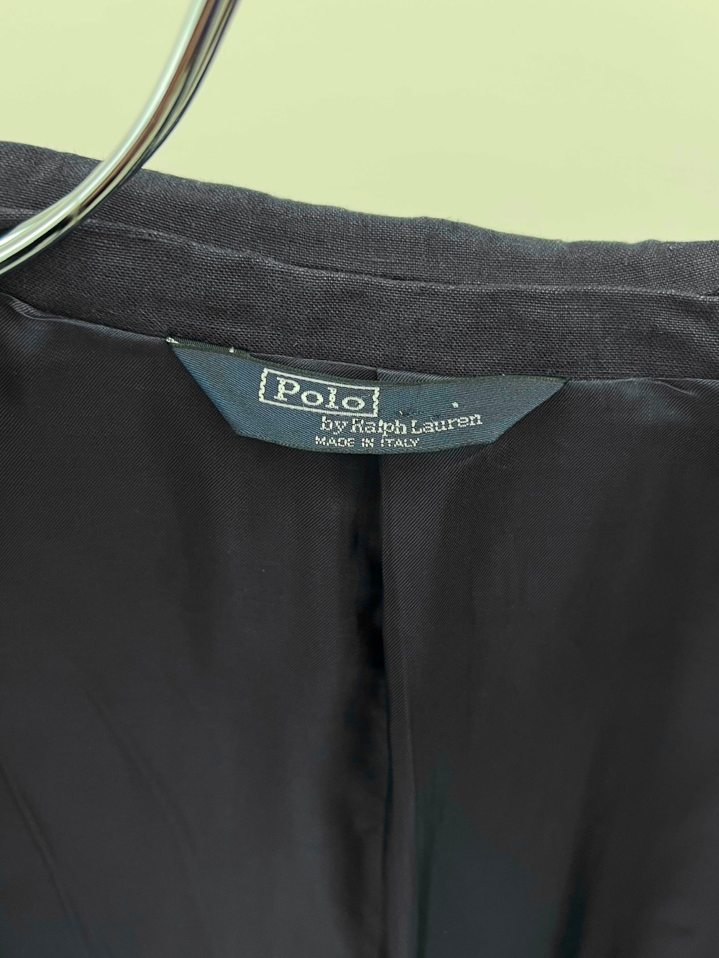 90's Polo Ralph Lauren linen tailored jacket "Made in ITALY"