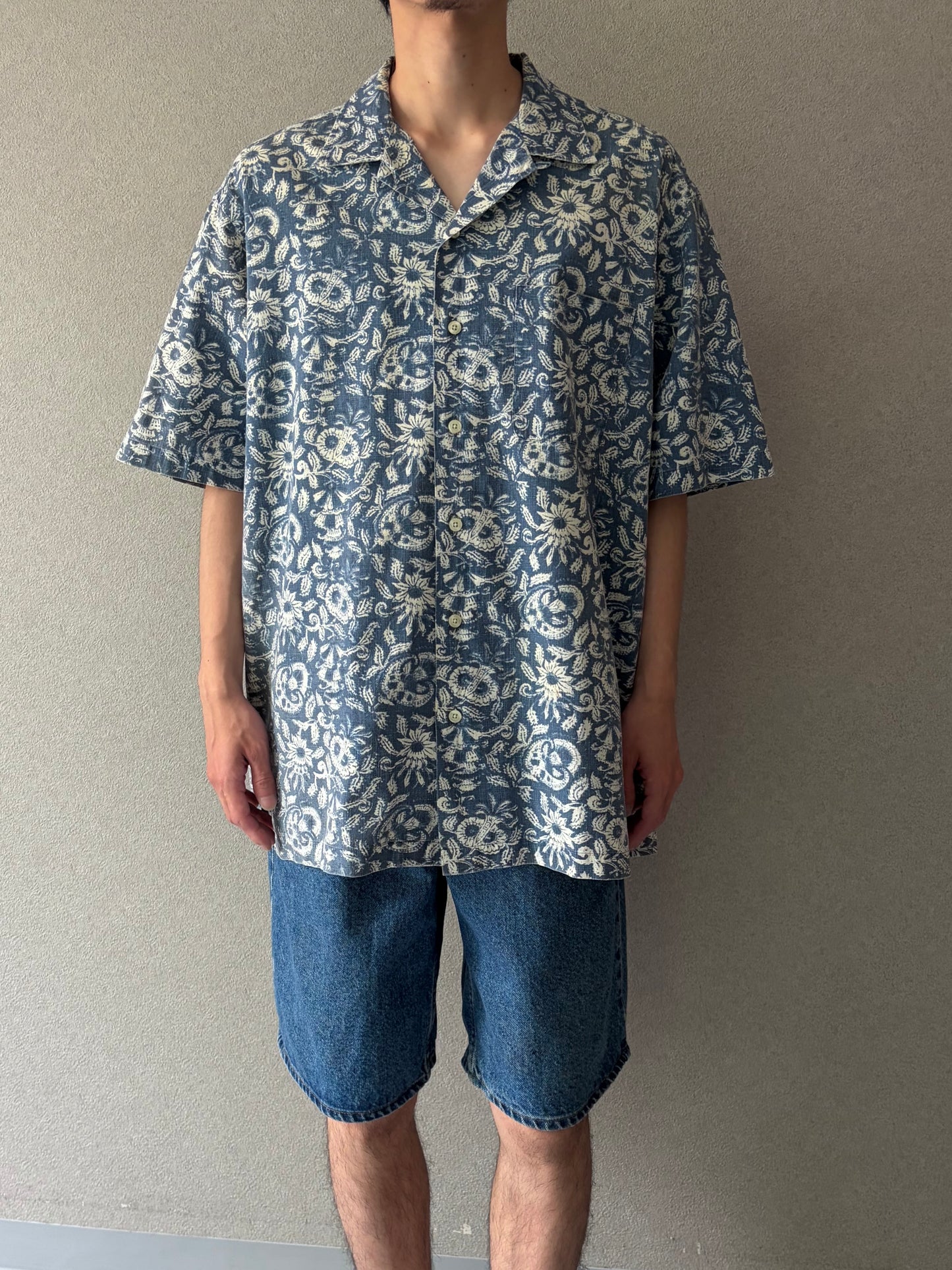 90's Polo Ralph Lauren open collar shirt "CALDWELL"