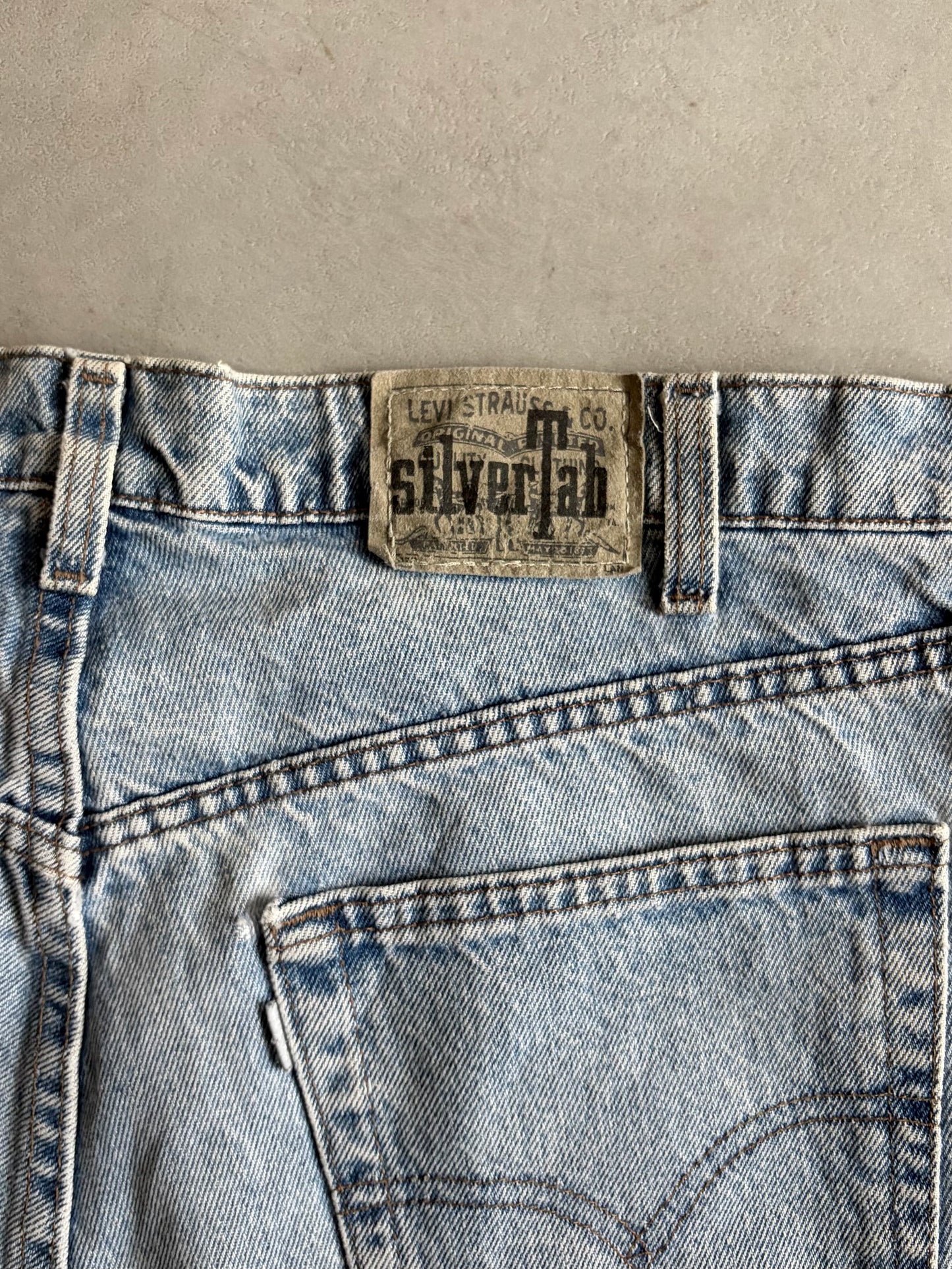 90's Levi's silverTab denim shorts "Made in USA"