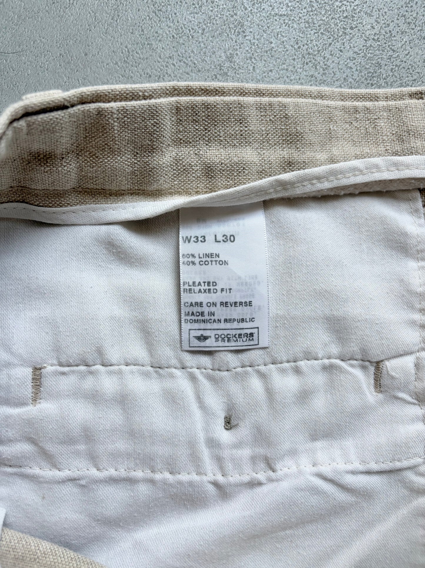 00's Dockers linen×cotton slacks