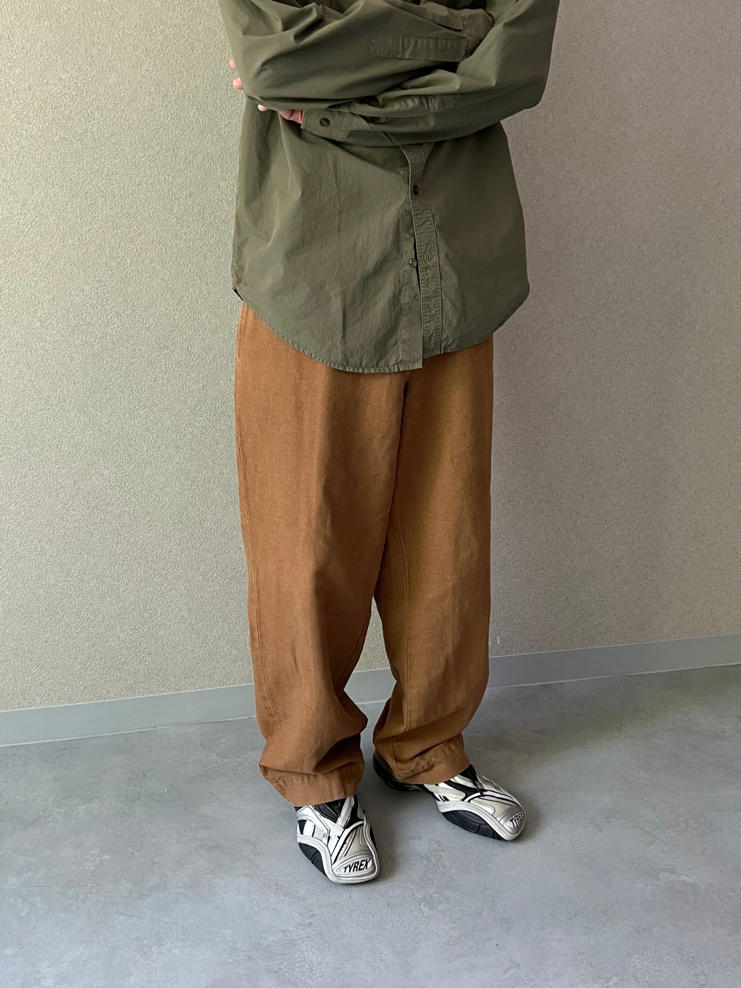 00's BANANA REPUBLIC cotton×linen pants
