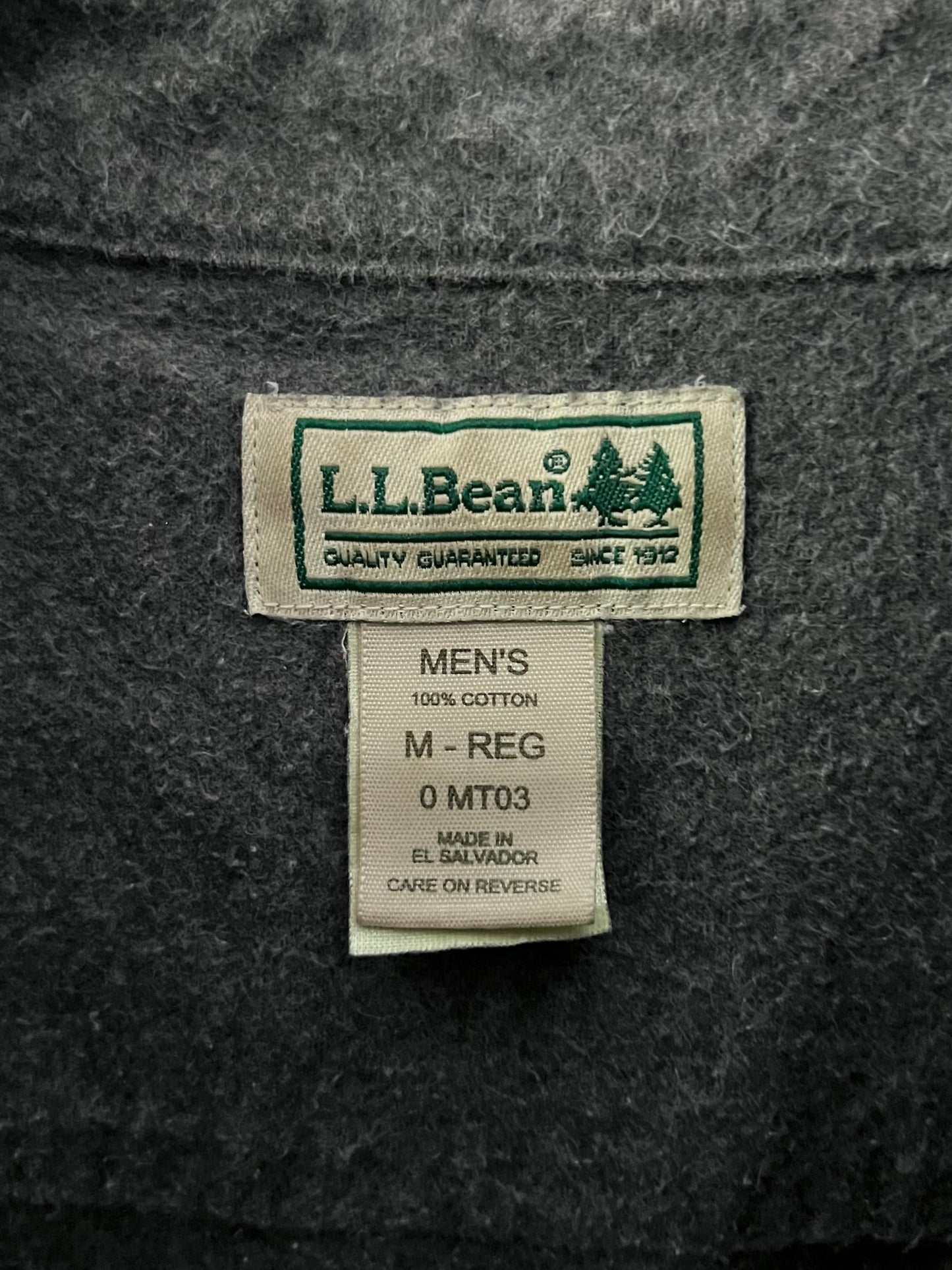 00's L.L.BEAN chamios cloth shirt
