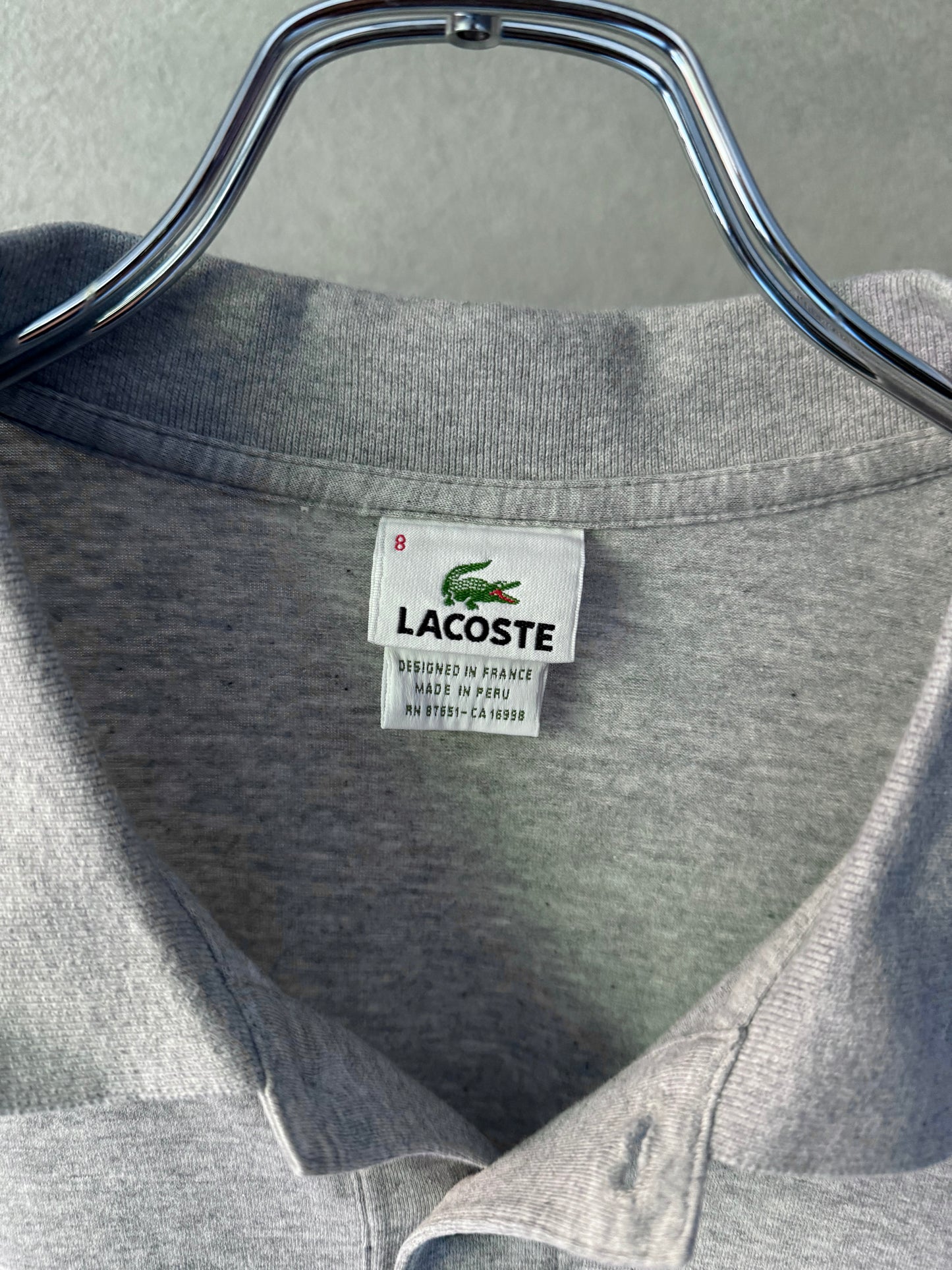90's LACOSTE L/S Polo shirt