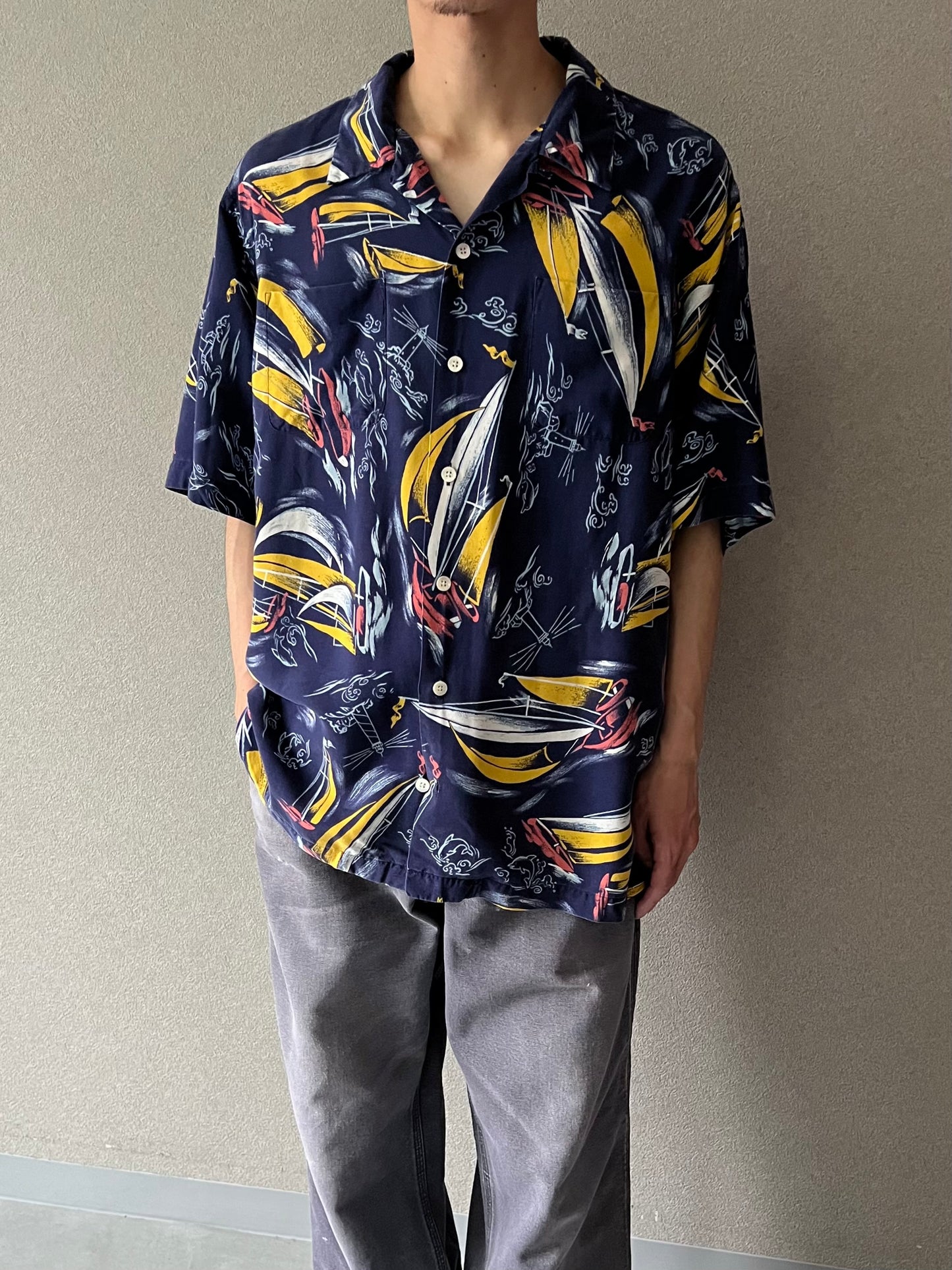 90's Polo Ralph Lauren open collar shirt