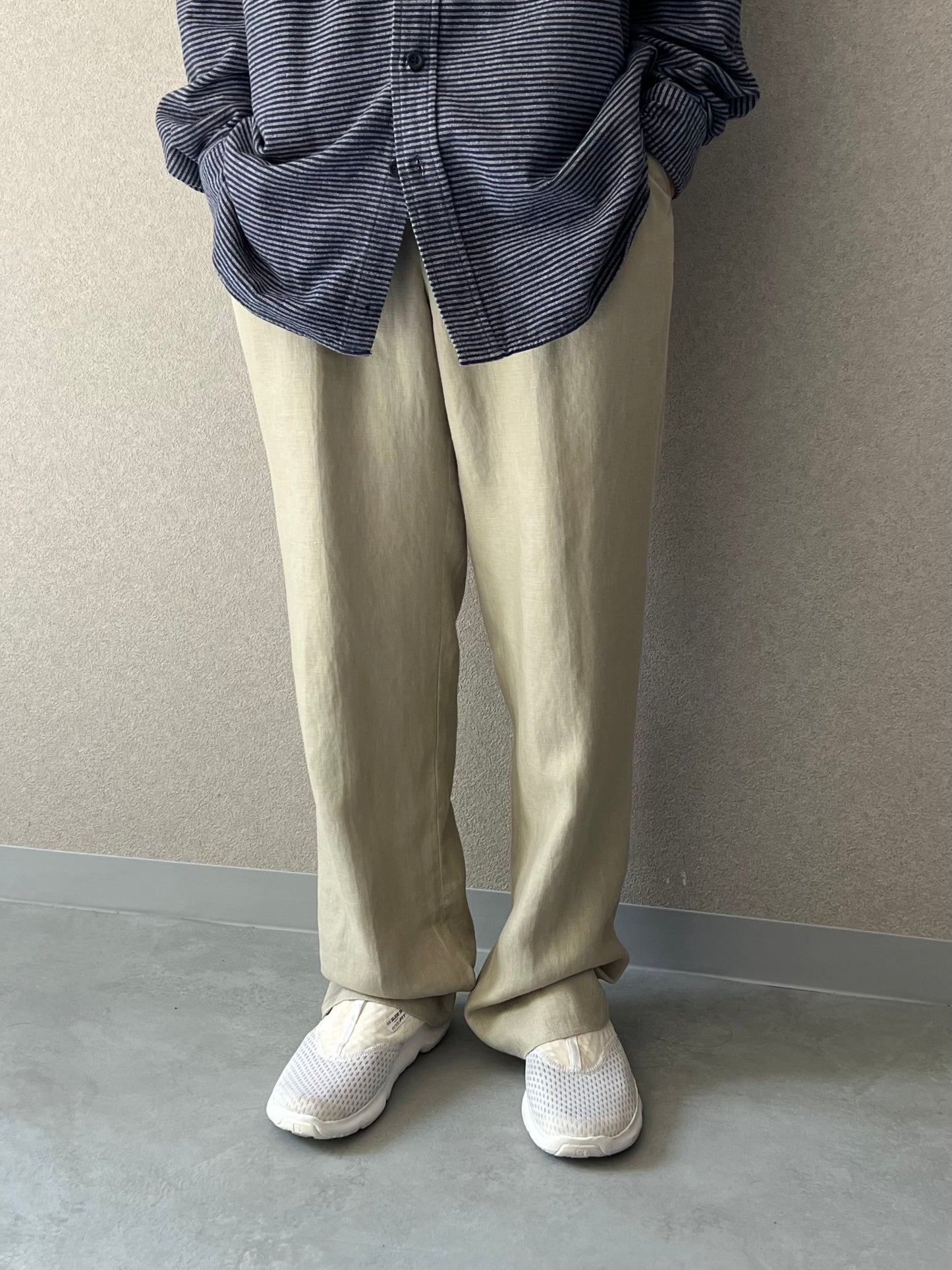 00's Calvin Klein linen slacks
