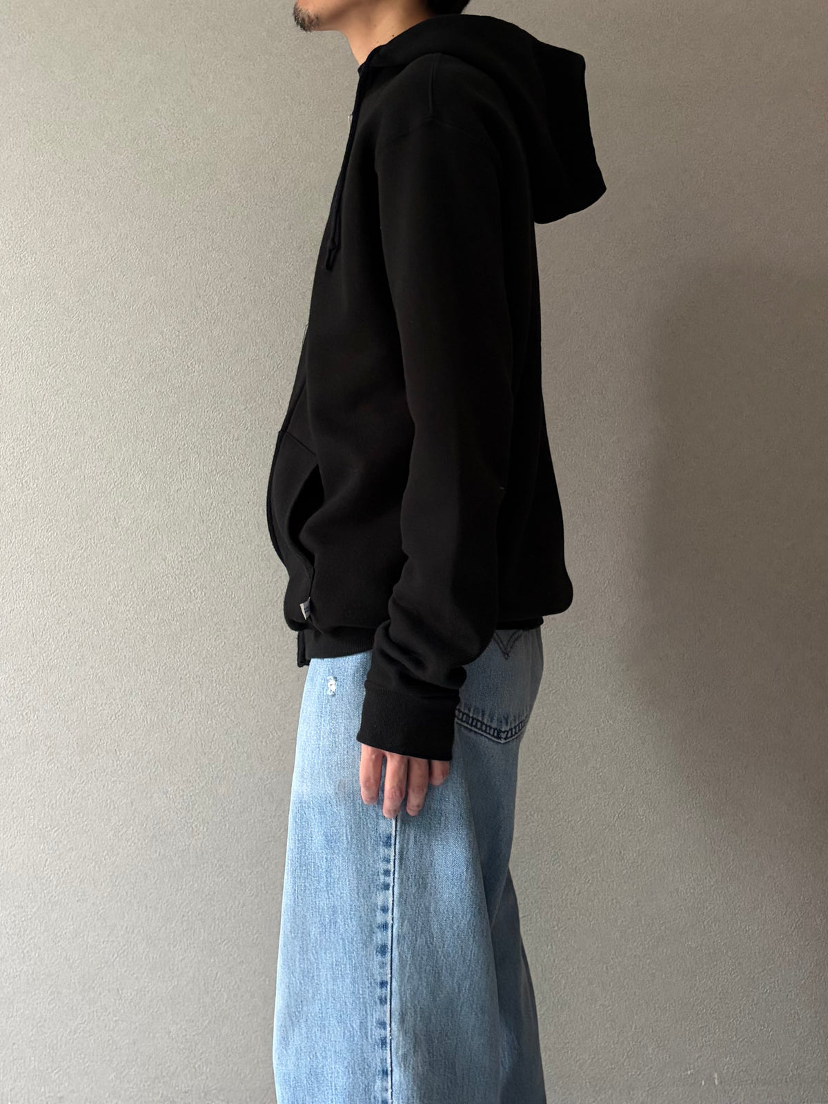80's RUSSELL zip up sweat hoodie "Made in USA"