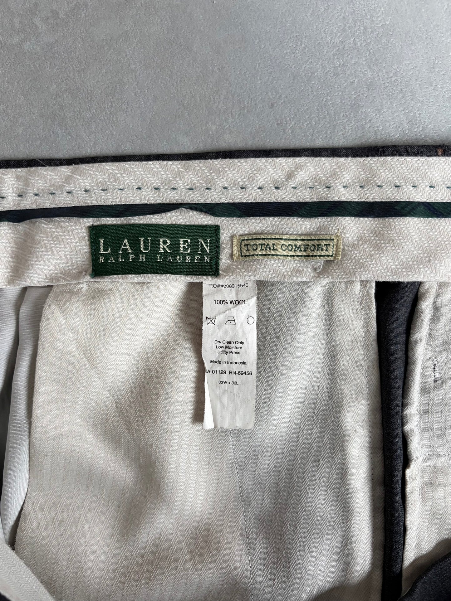 00's LAUREN RALPH LAUREN wool slacks