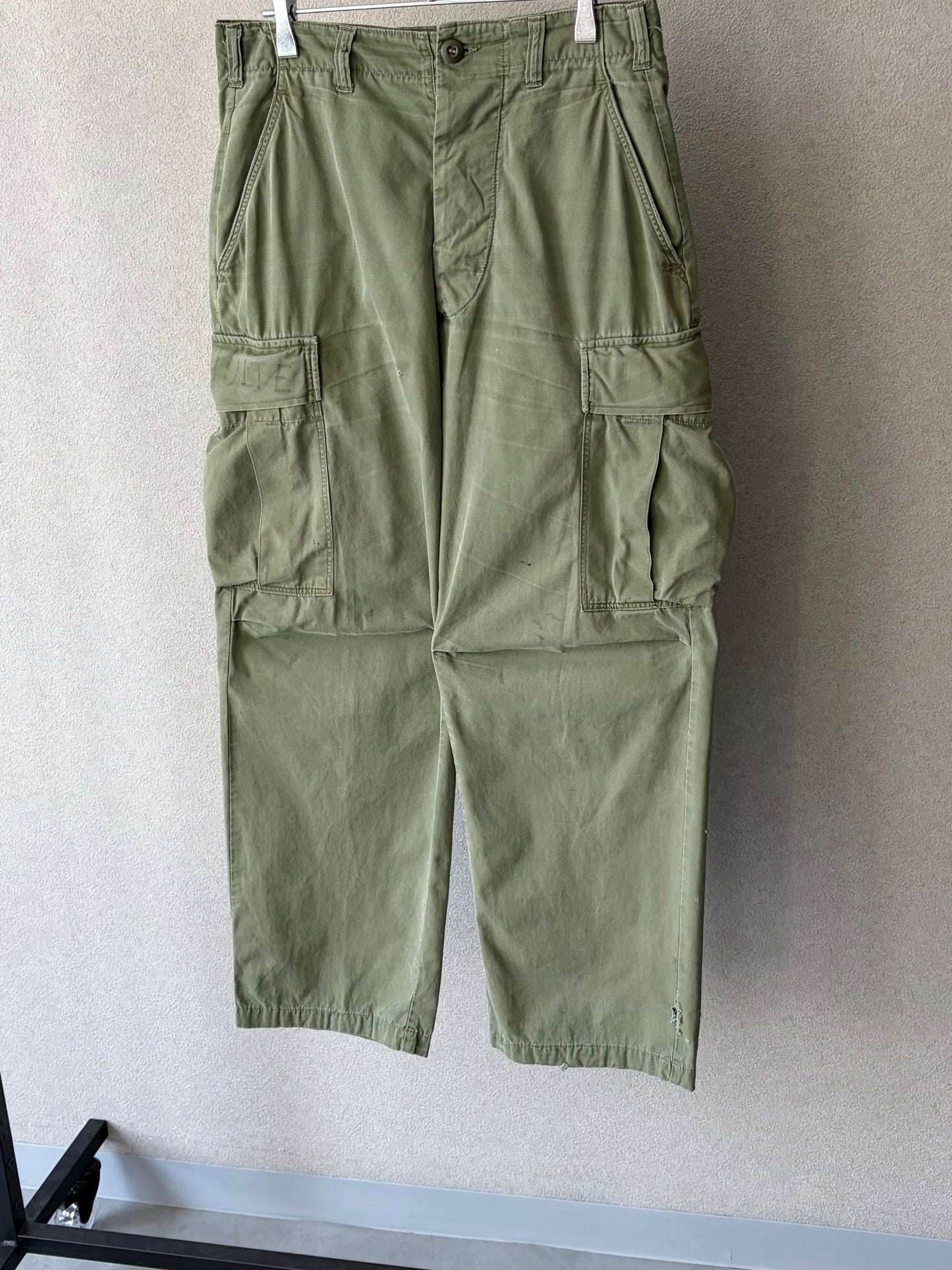 60's US.ARMY jungle fatigue pants "3rd"