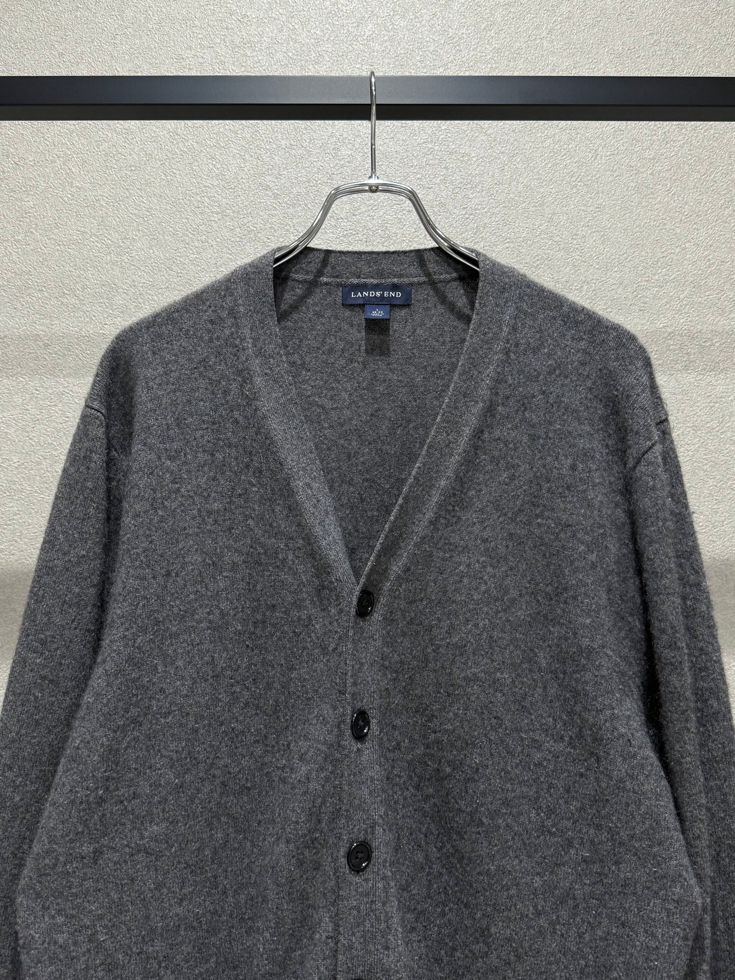 00's LANDS' END cashmere knit cardigan