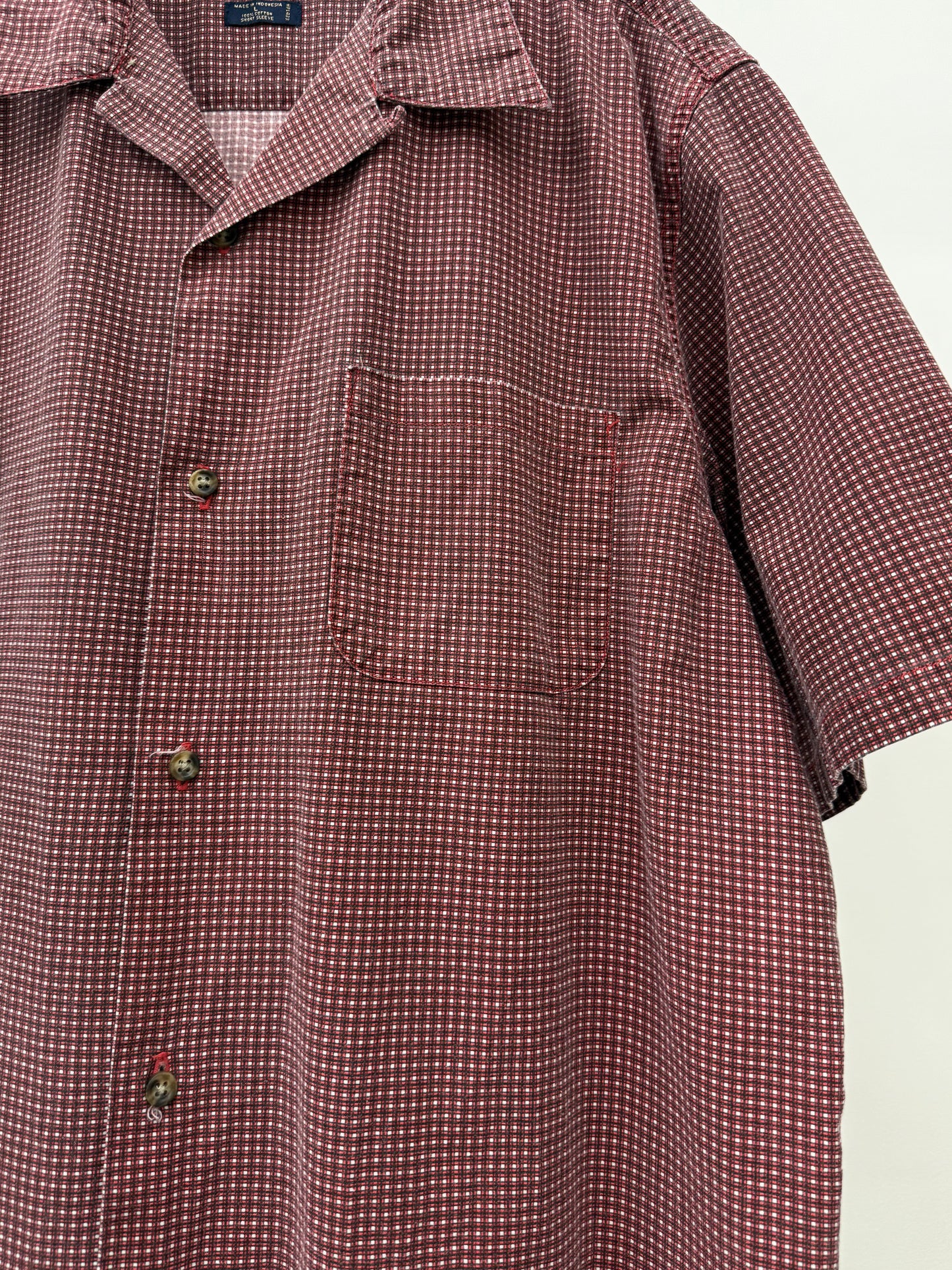 00's DOCKERS open collar shirt