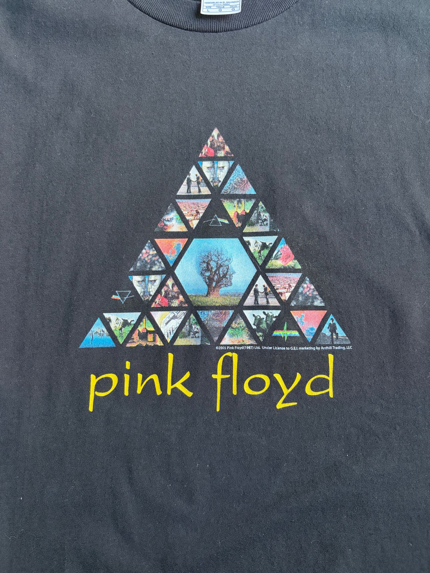 00's Pink Floyd music t-shirt
